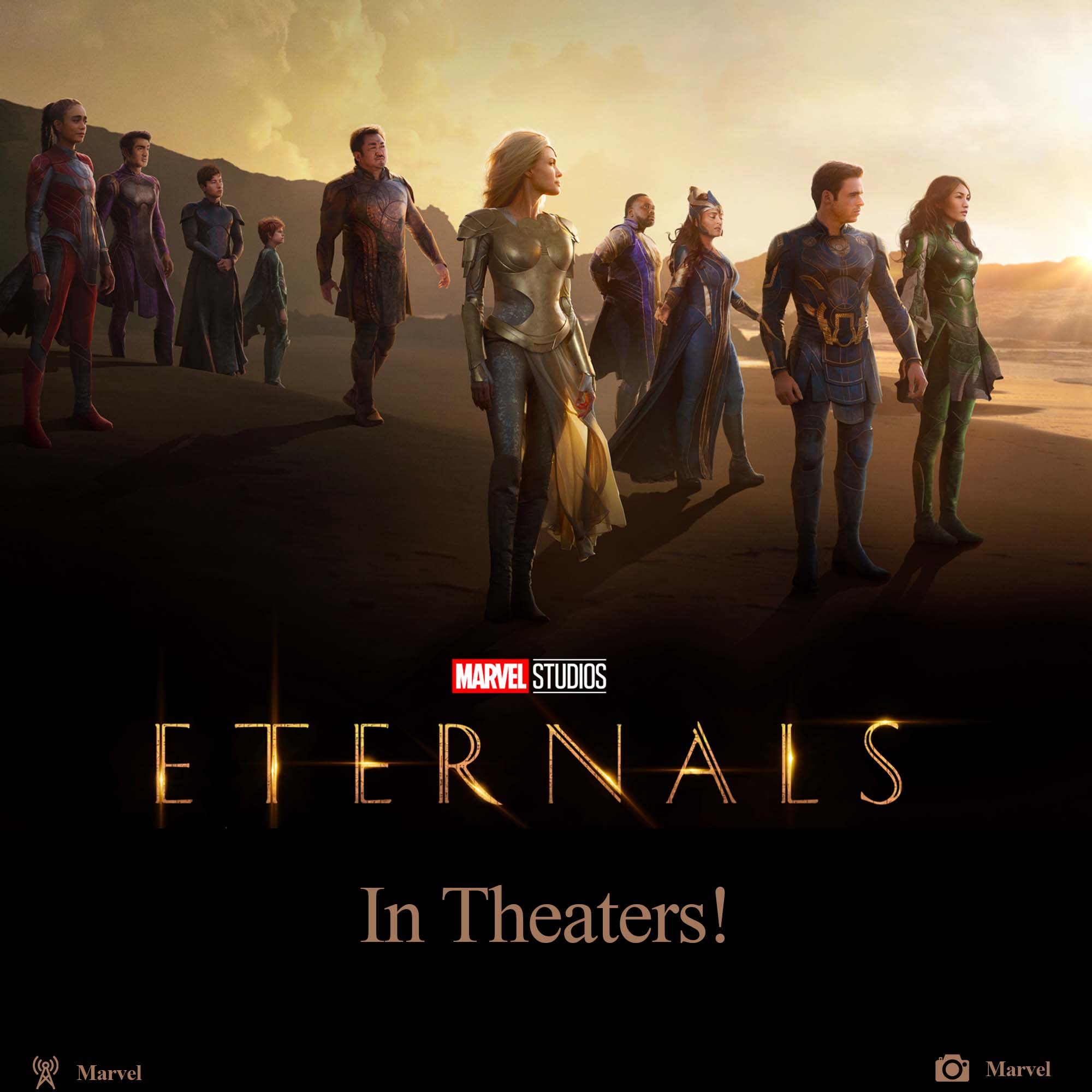 Marvel Ethernals premieres in theaters