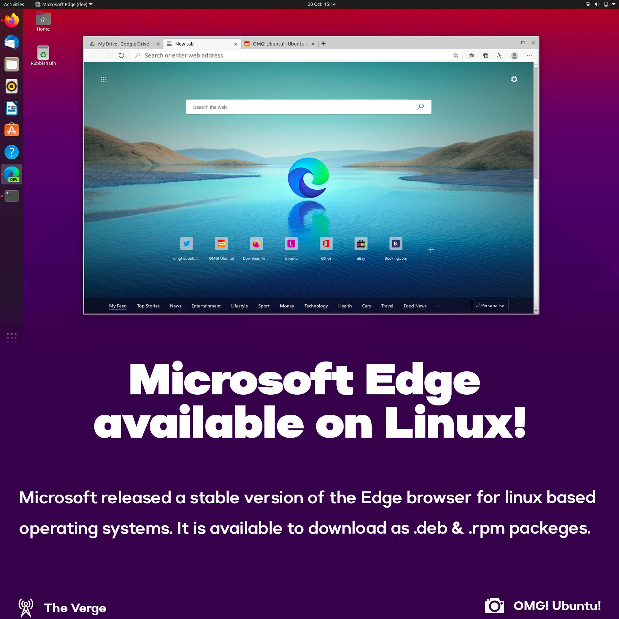 Microsoft released Edge browser for Linux