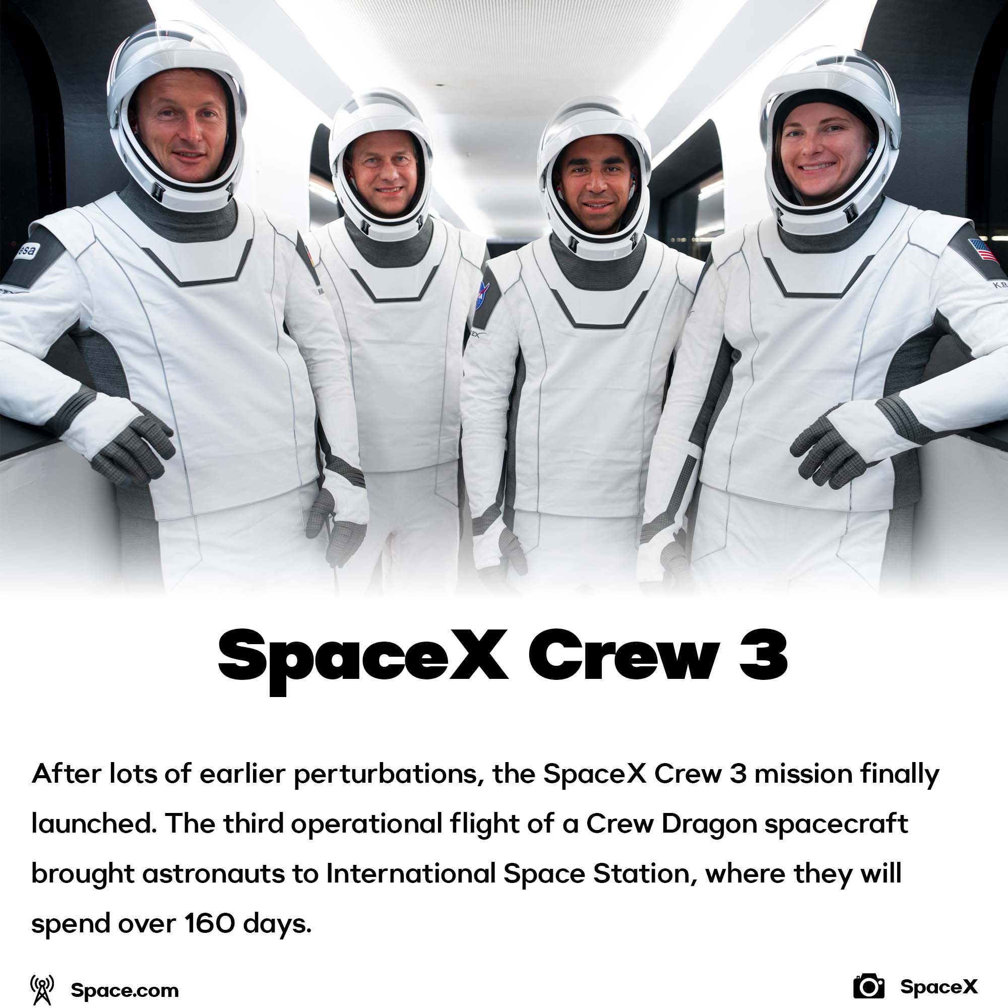 Spacex Crew 3 mission finally begun