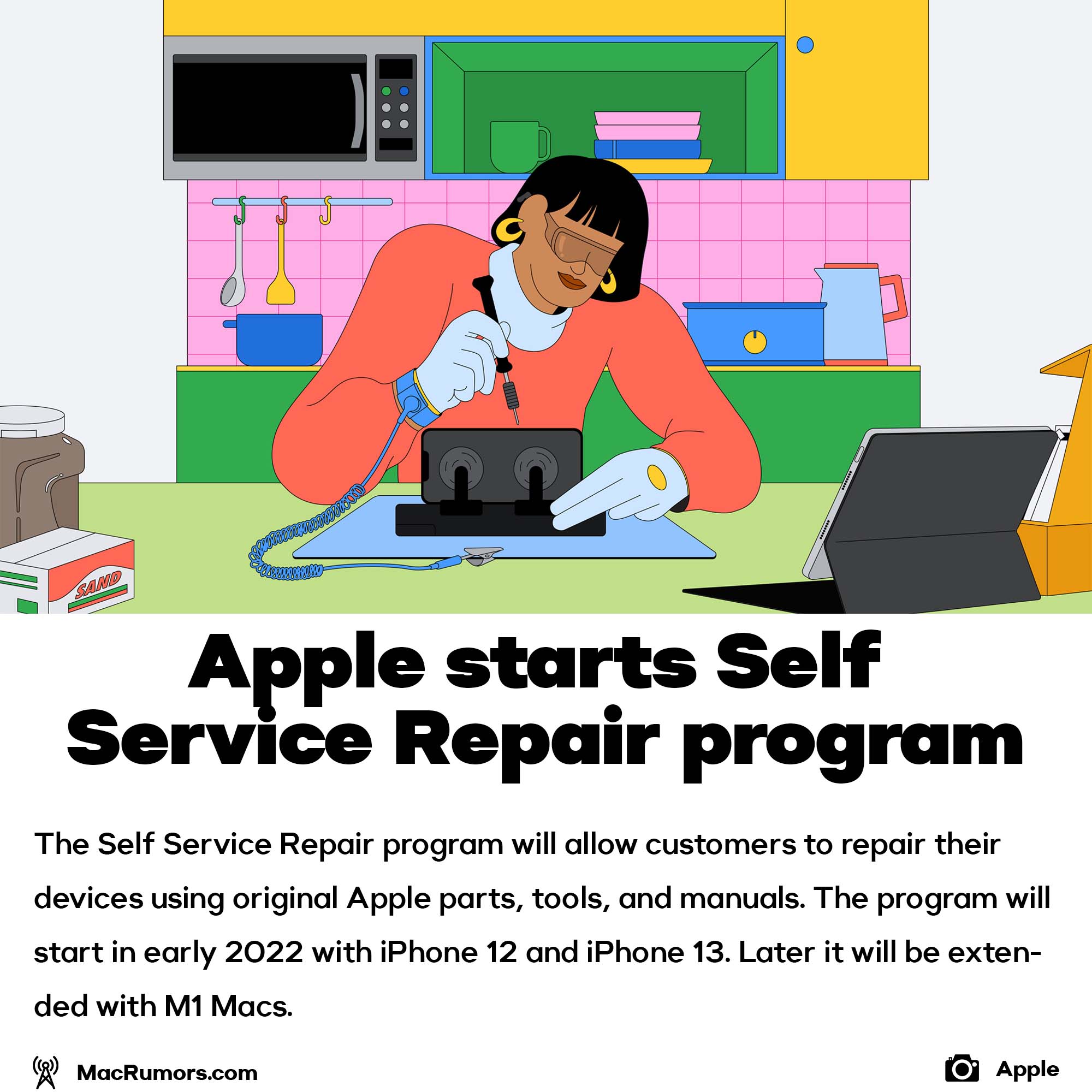 Apple announced Self Repair Program