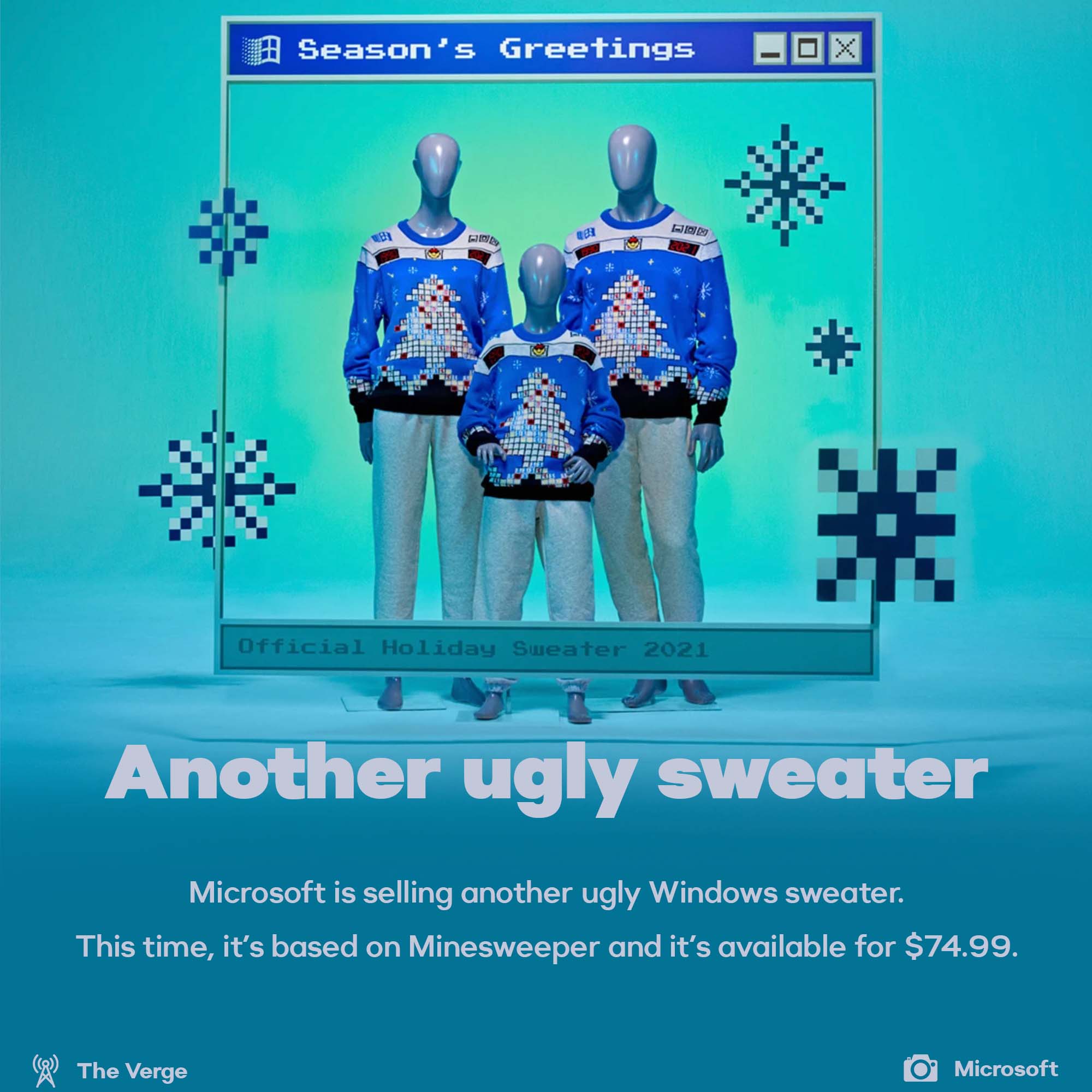 Microsoft released anoter ugly sweater