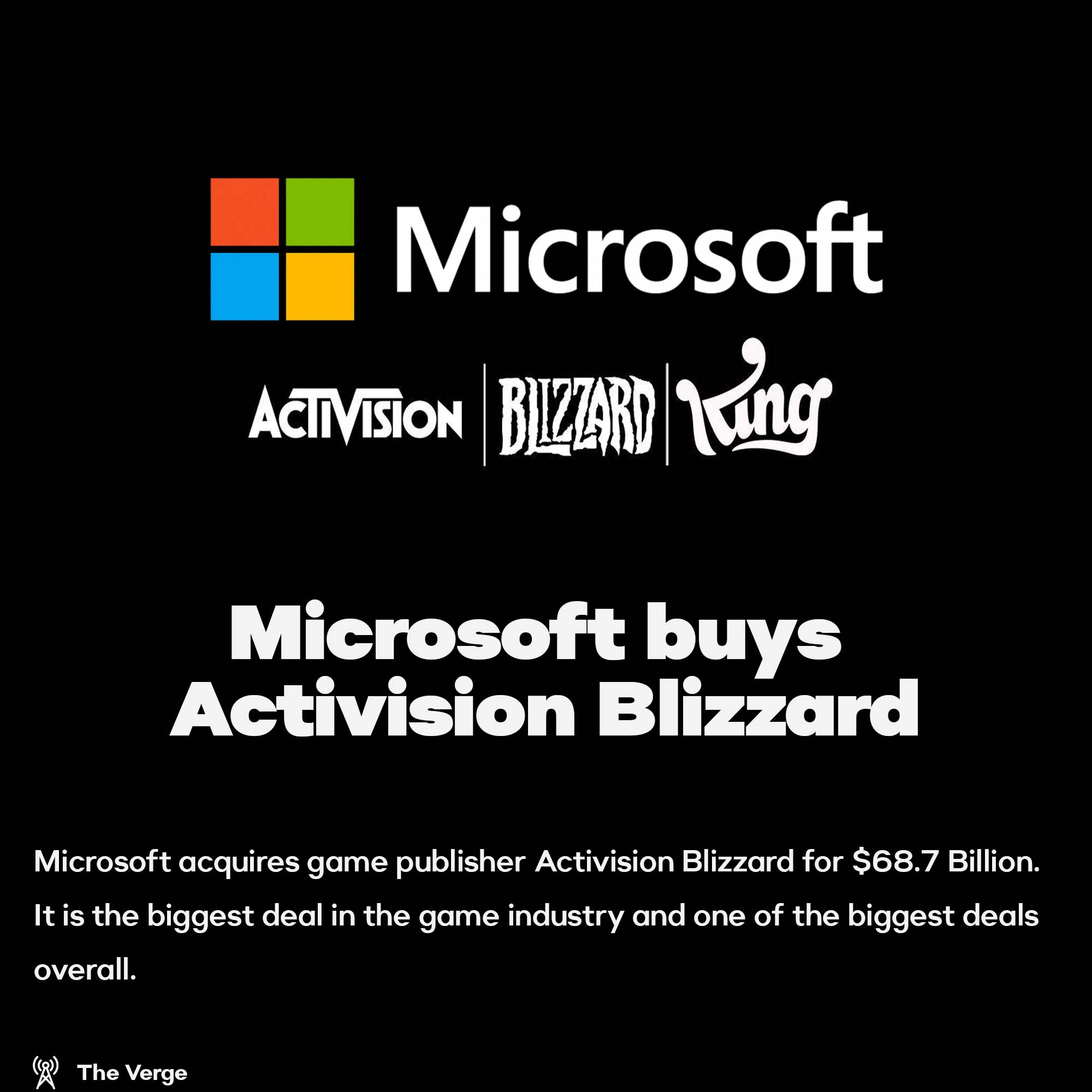 Microsoft acquires Activision Blizzard