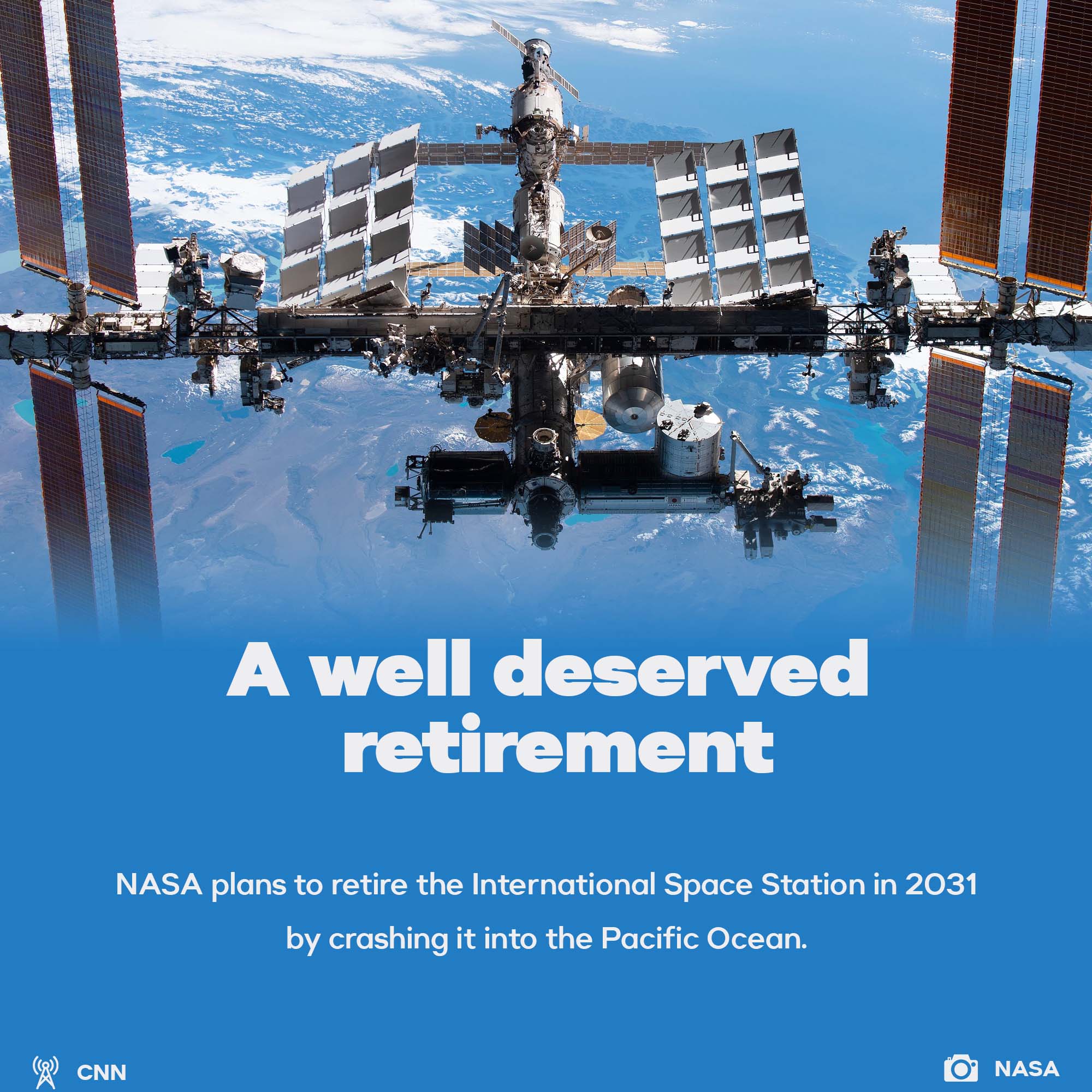 NASA plans to retire International Space Station