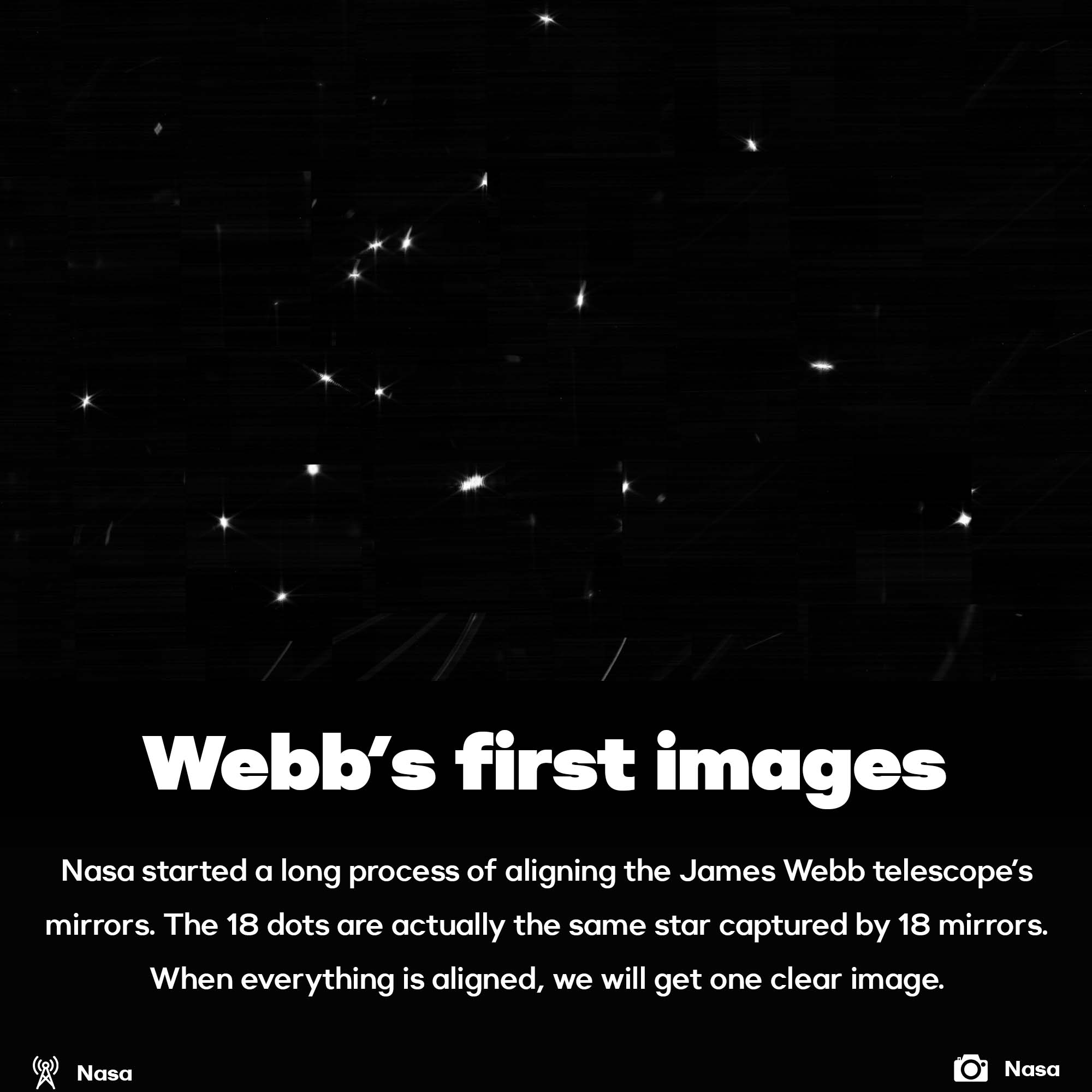 James Webb Telescope first images