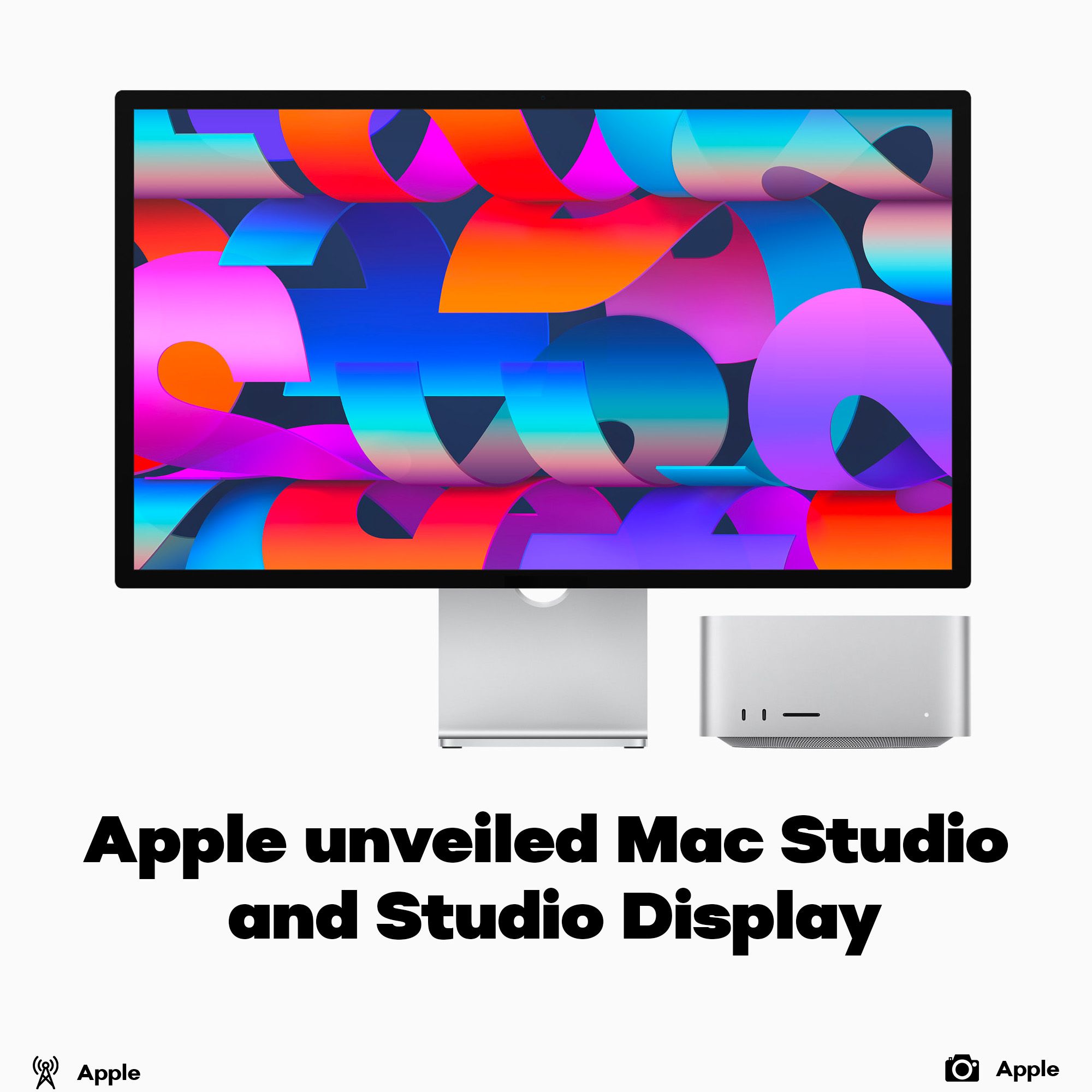 Apple unveiled Mac Studio and Studio Display