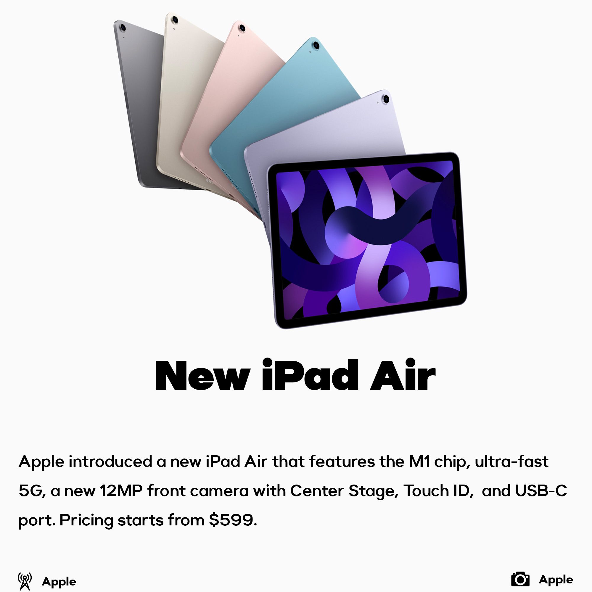 Apple refreshed iPad Air