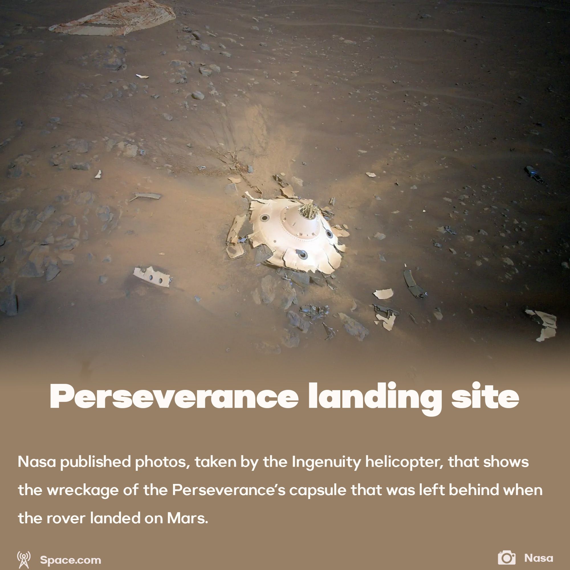 Perseverance landing site