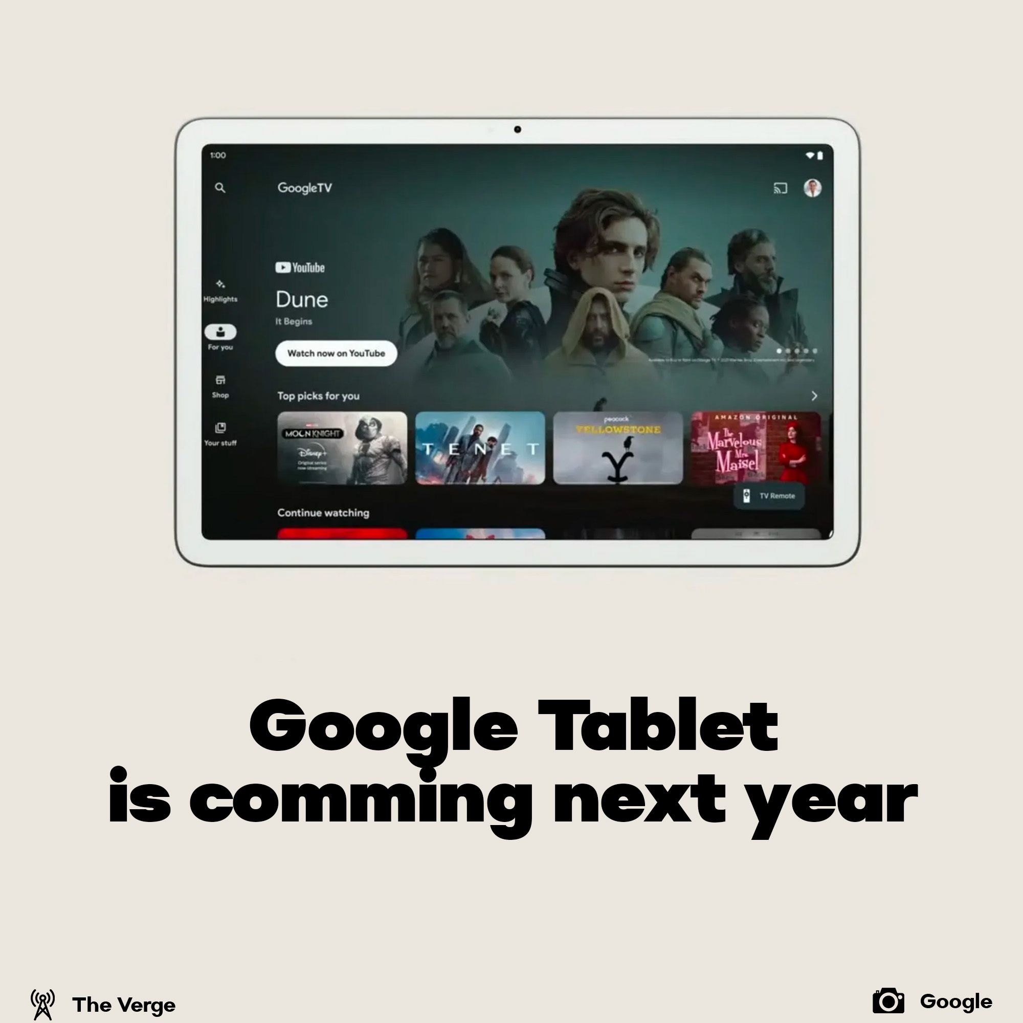 Google Tablet in 2023
