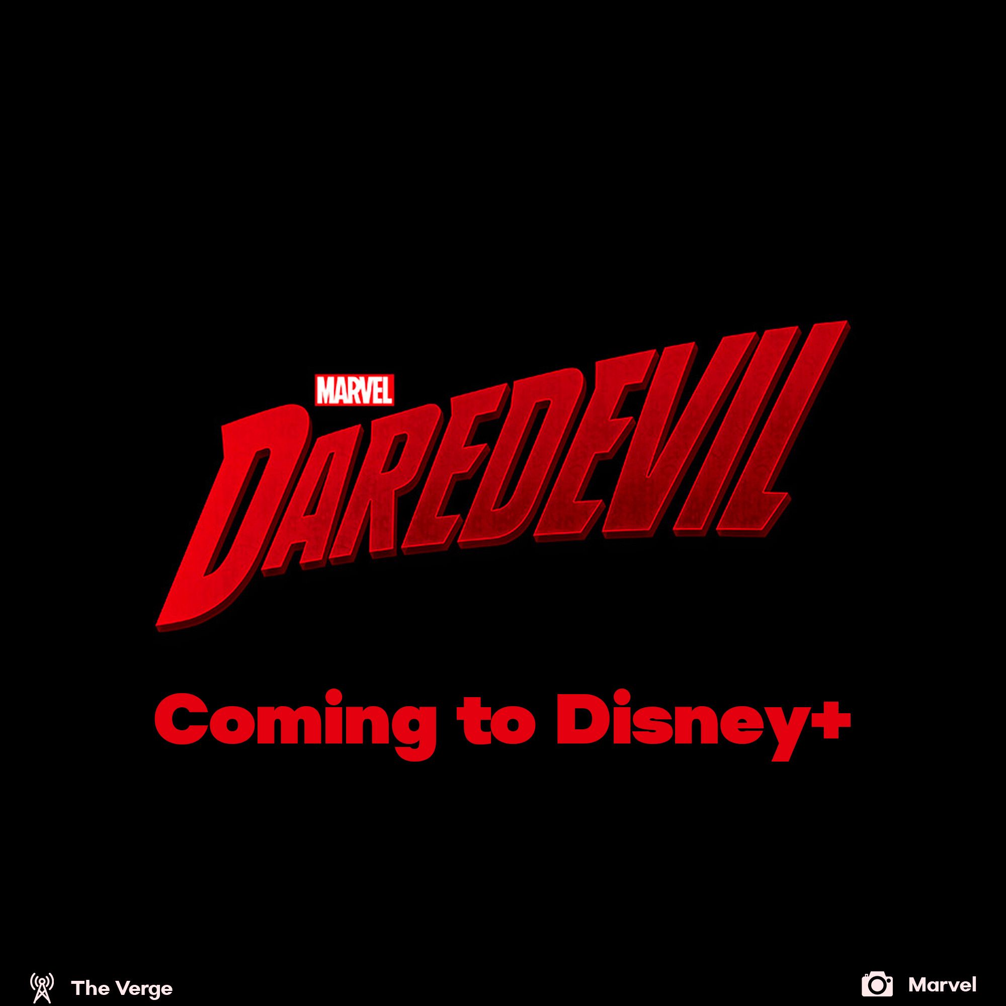 Deredevil coming to Disney+