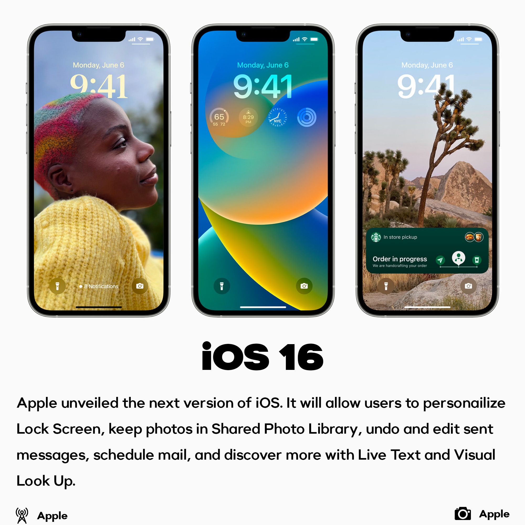 iOS 16 announced