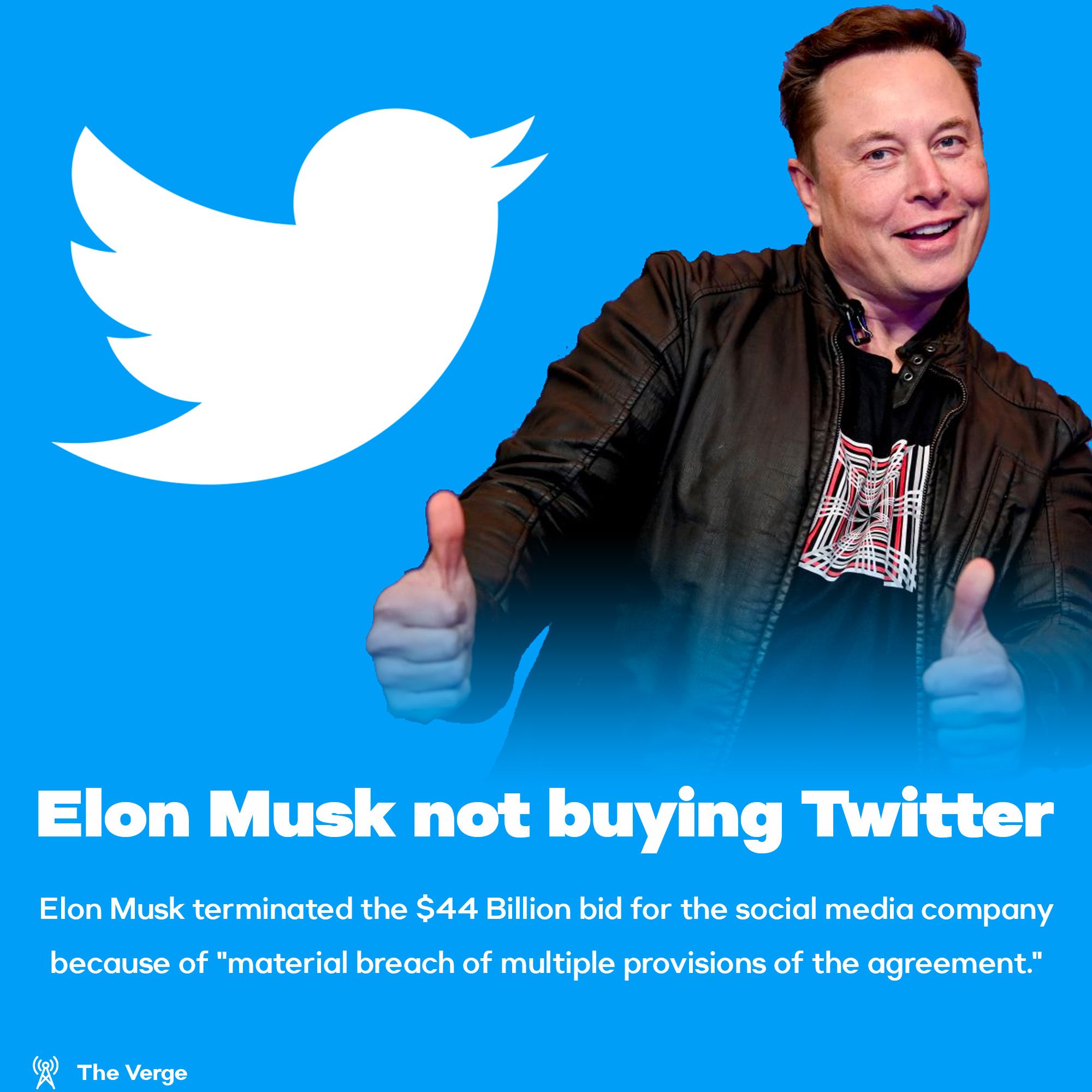 Elon Musk Not buying Twitter