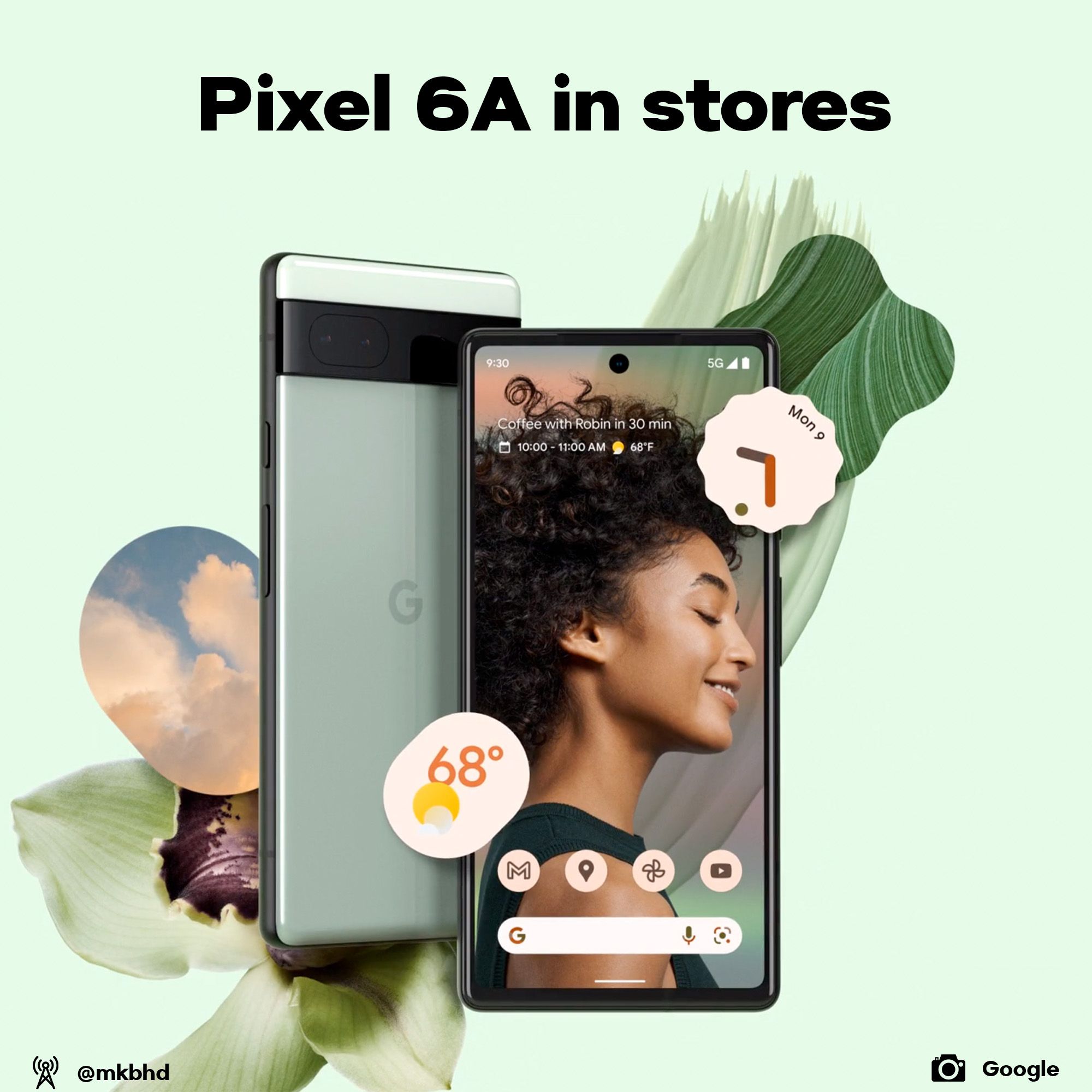 Pixel 6A in stores