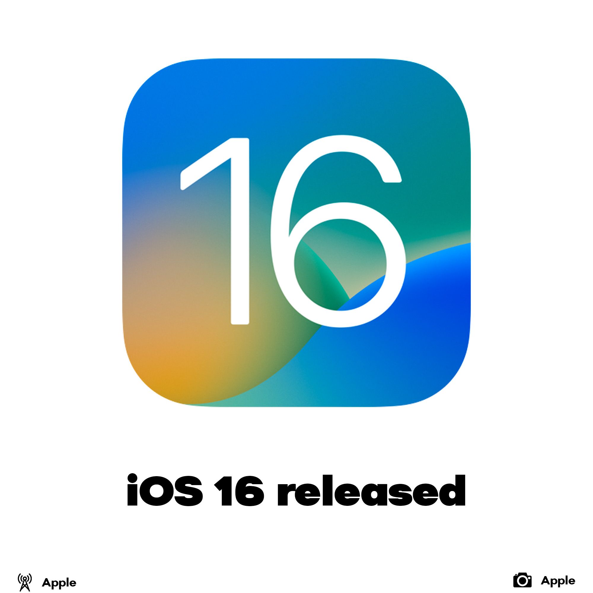 iOS 16 released