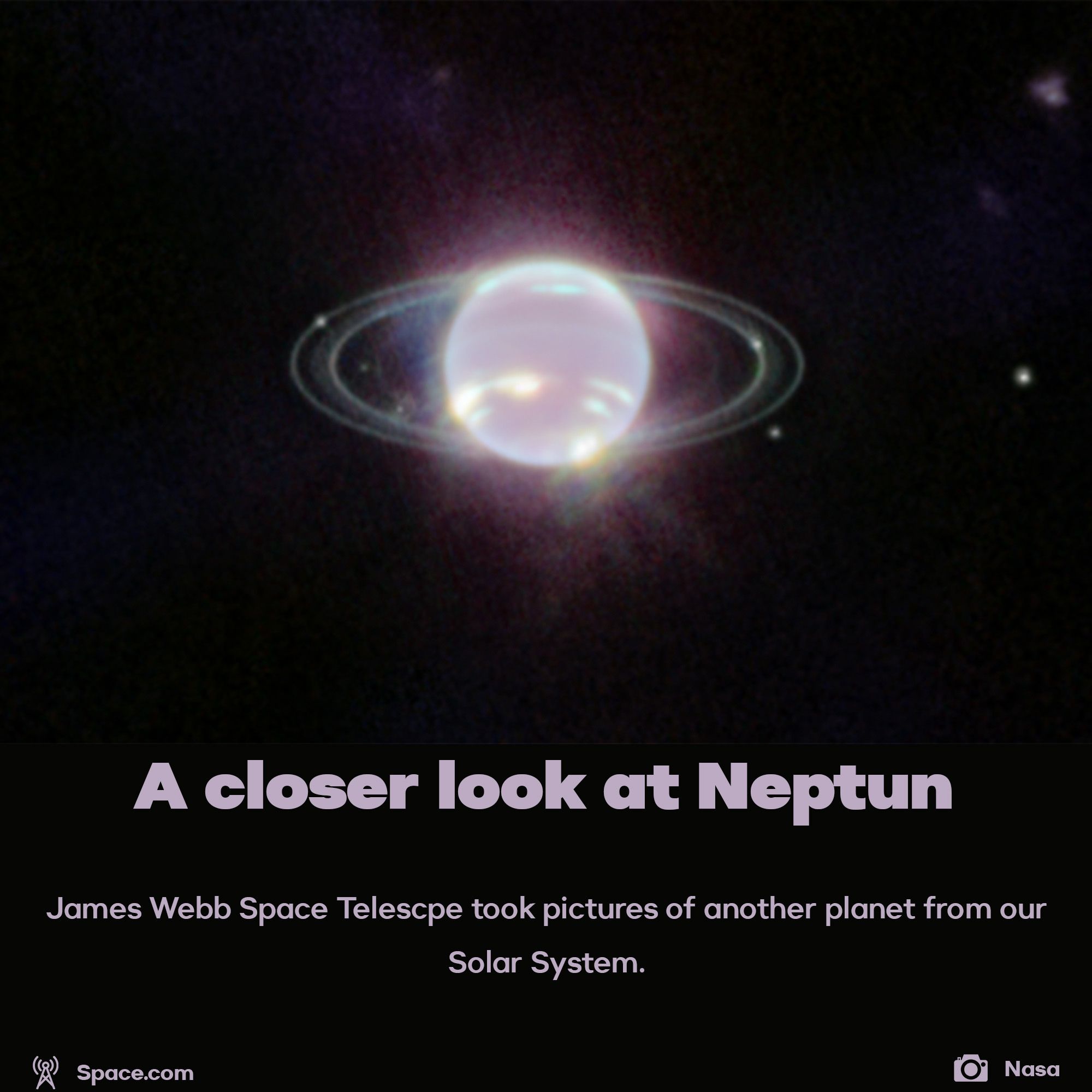 JWST captures Neptun