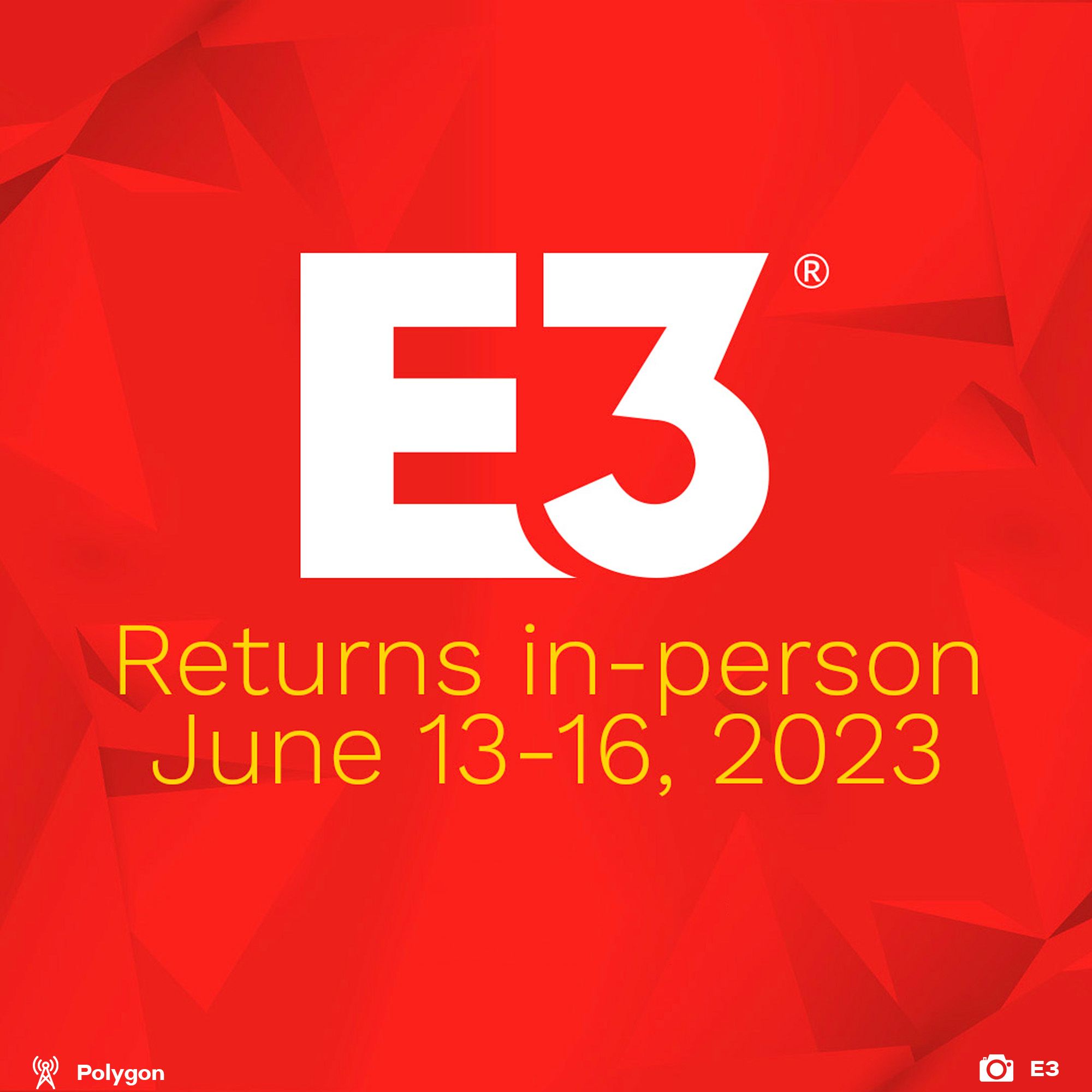 E3 is back