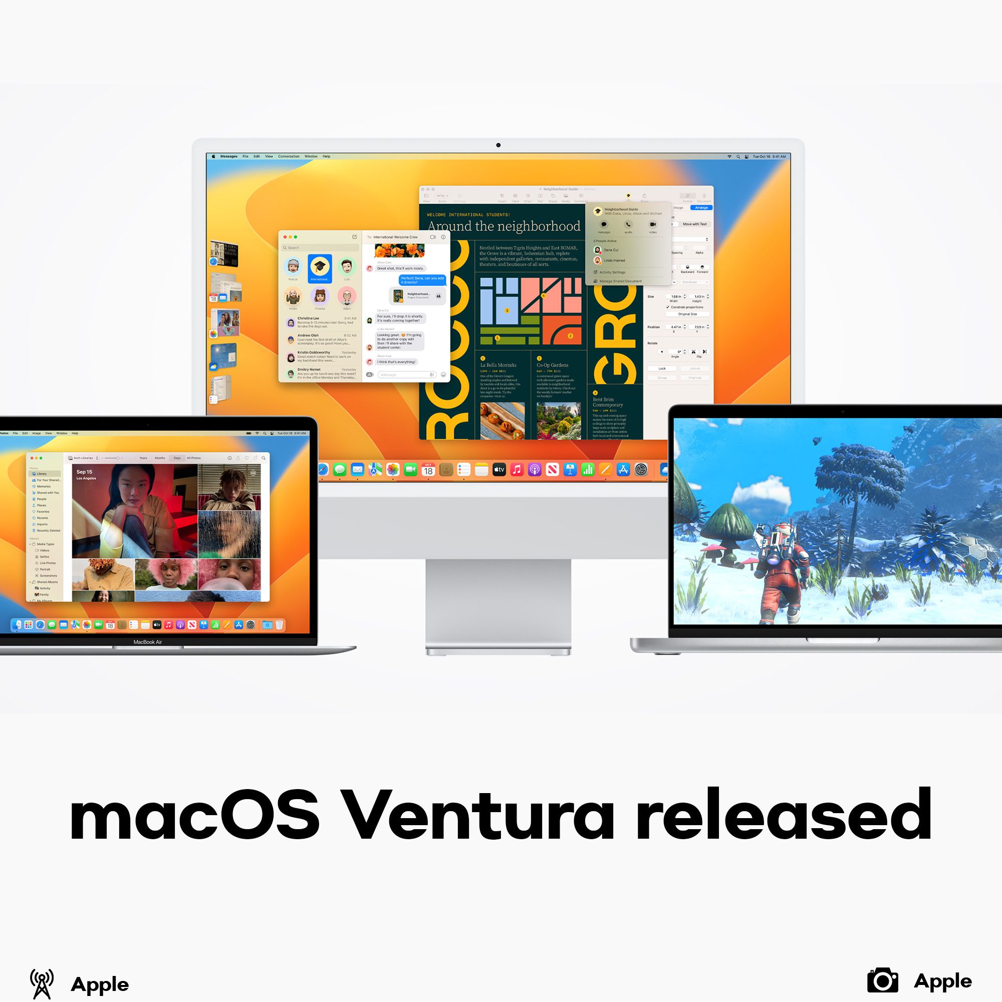 macOS Ventura released