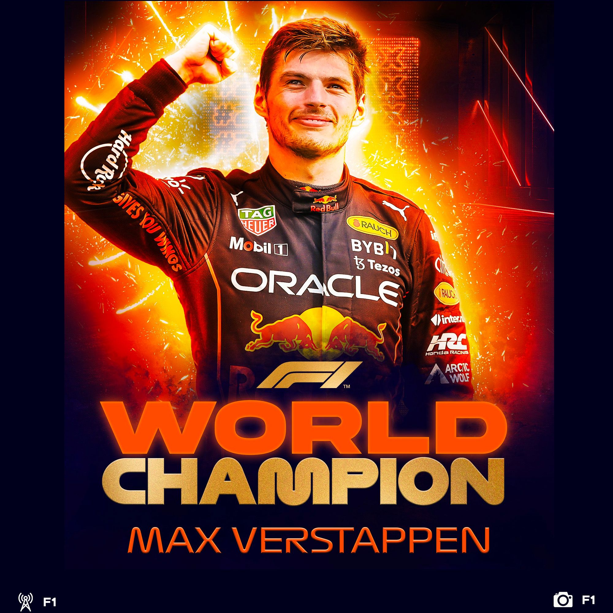 Max Verstappen F1 2022 Worl Champion