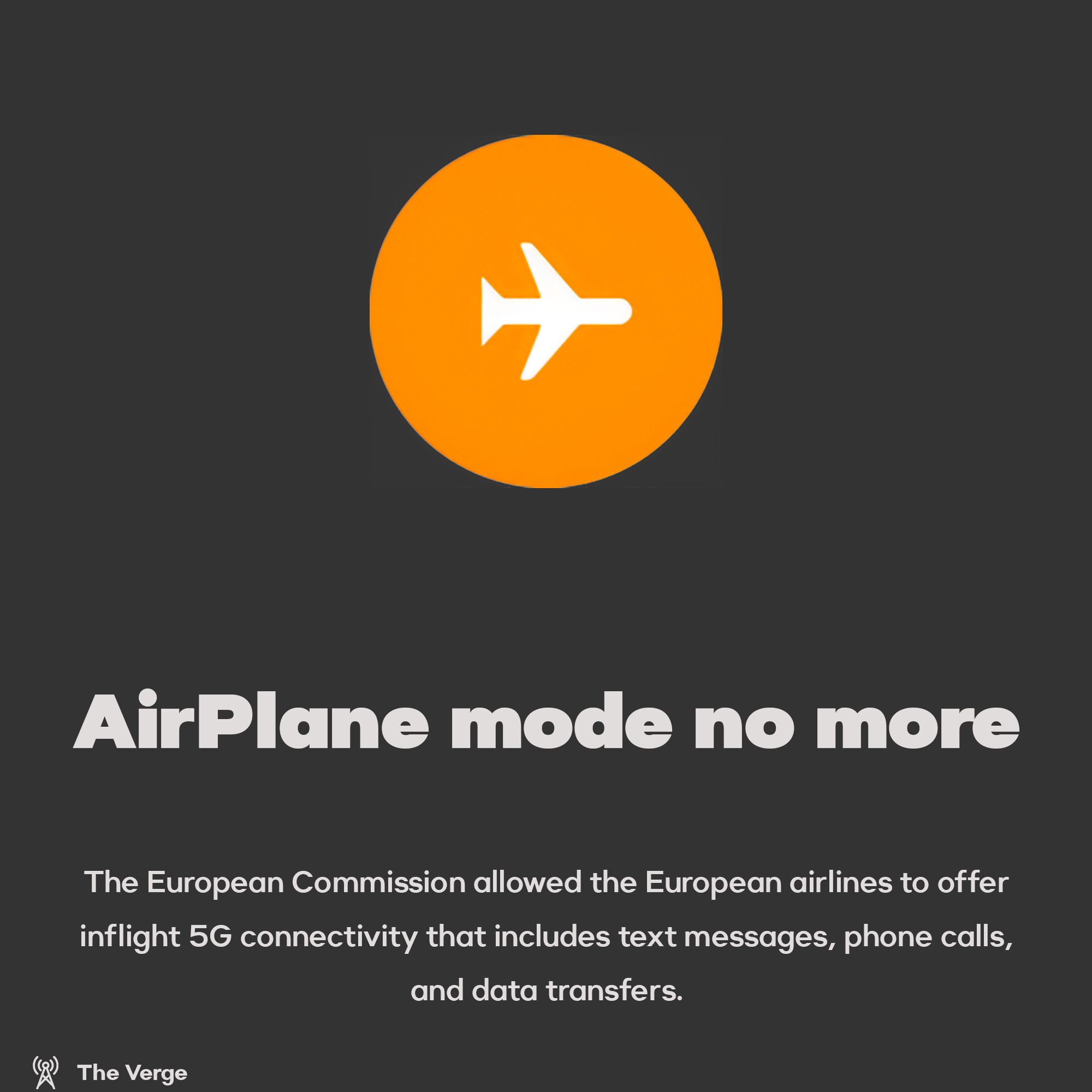 Airplane Mode no more