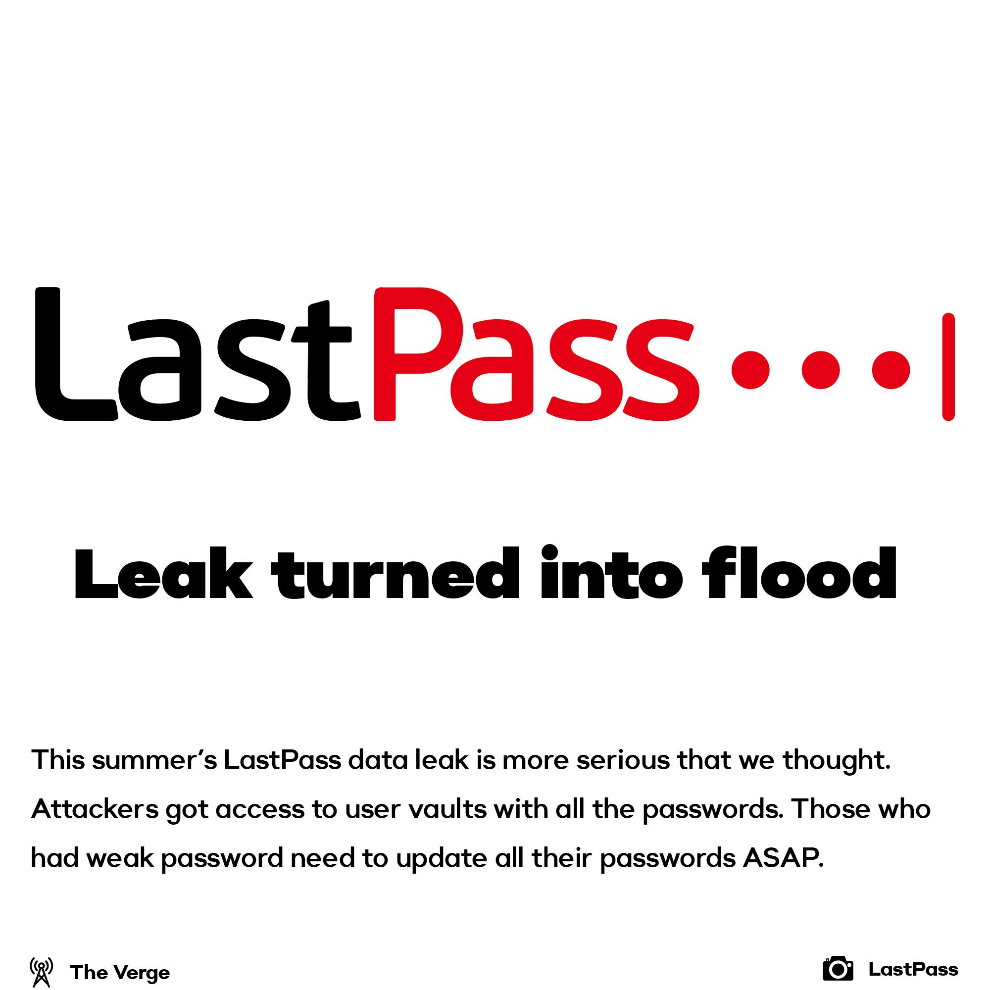 LastPass data leak