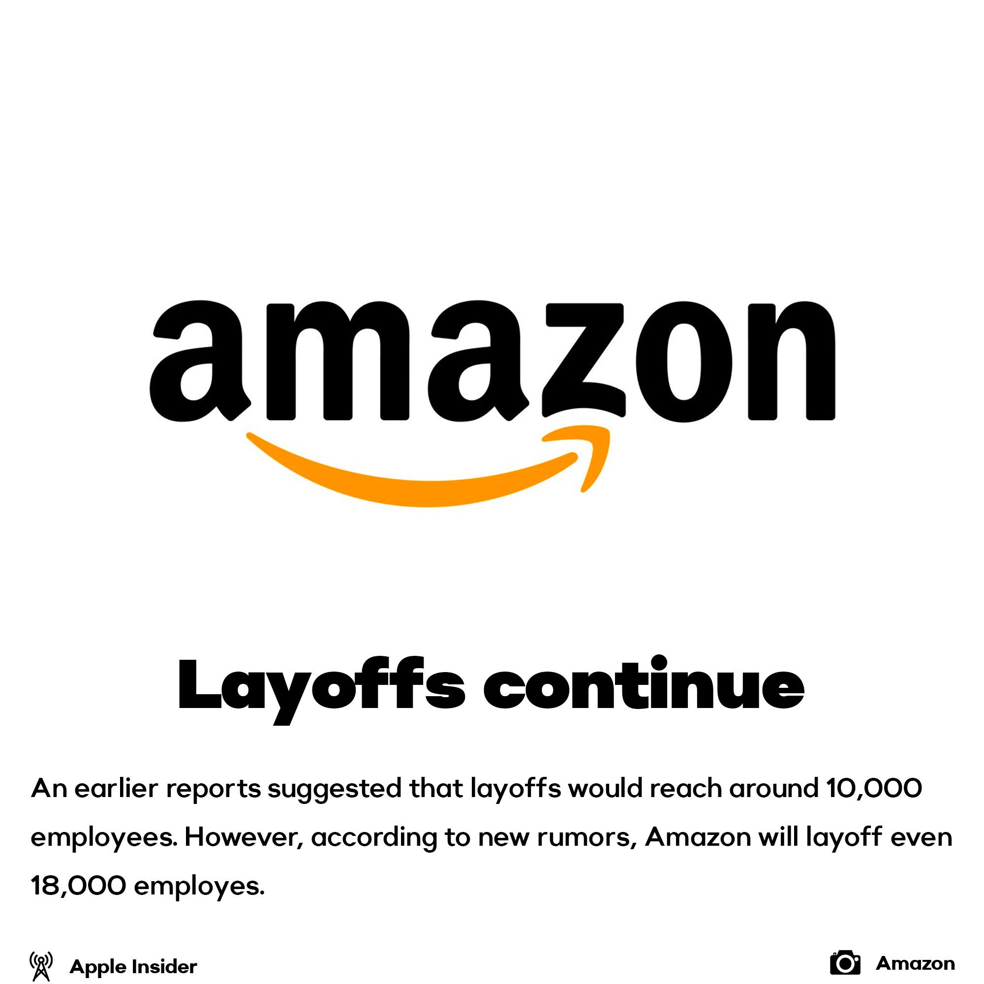 Amazon layoffs continue