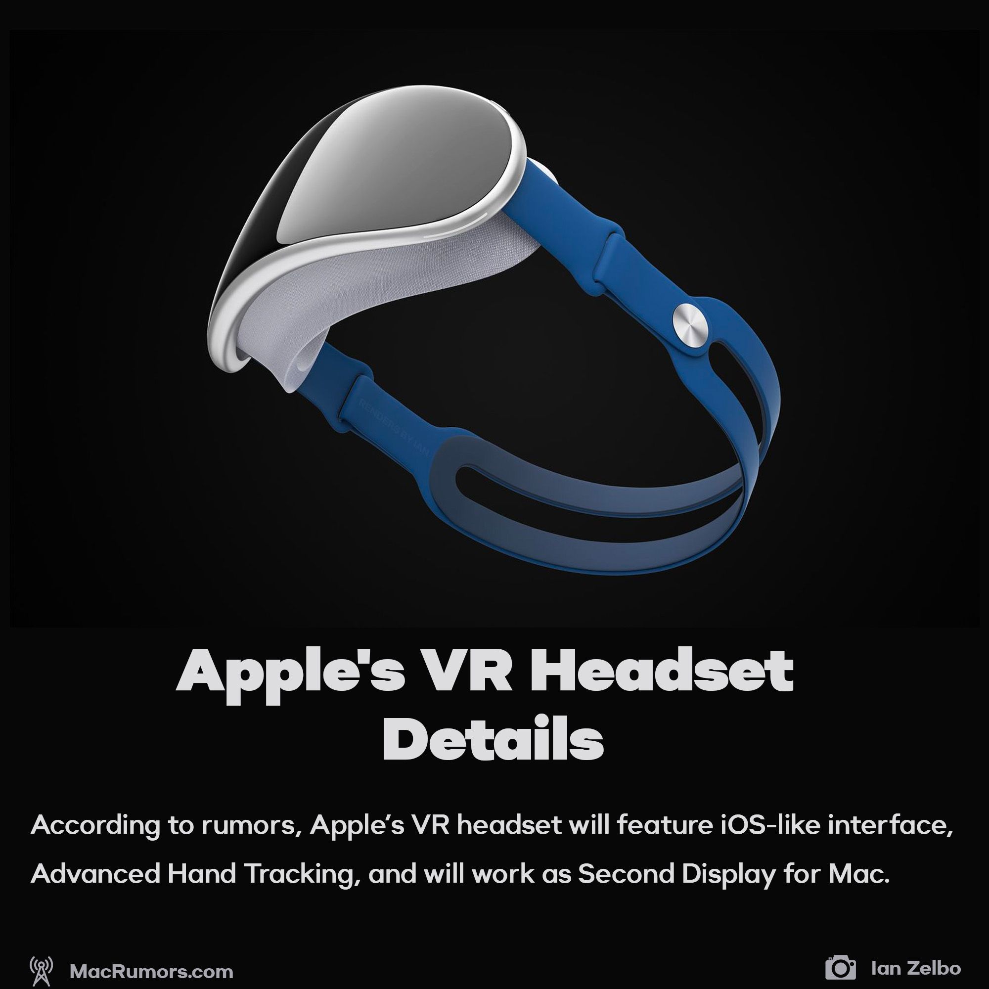 Apple AR/VR Headset details