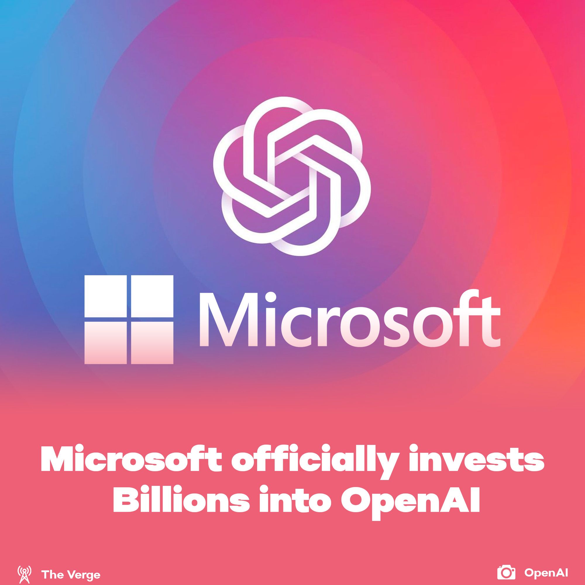 Microsoft invests billions into OpenAI