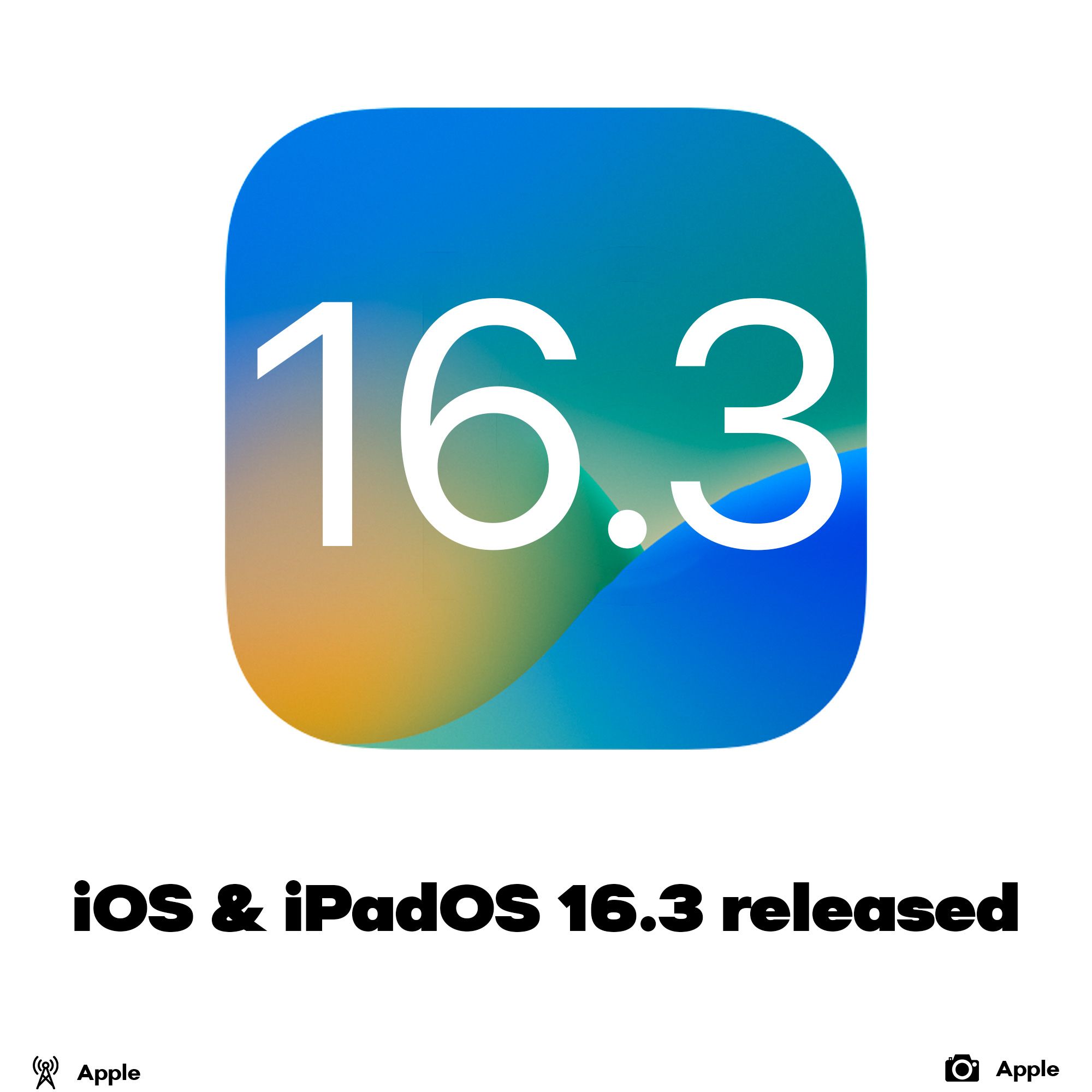 iOS & iPadOS 16.3 released