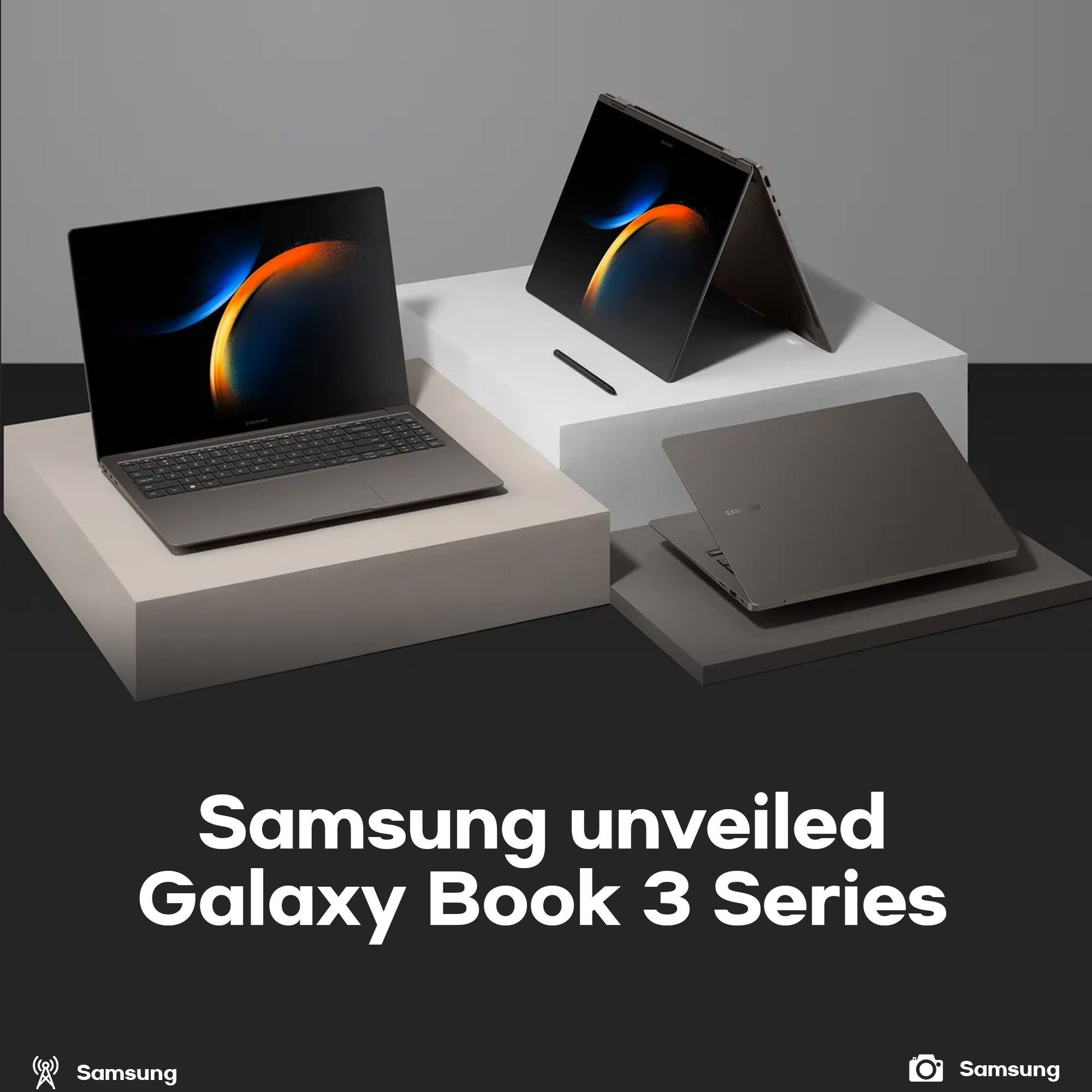Samsung unveiled Galaxy Book 3