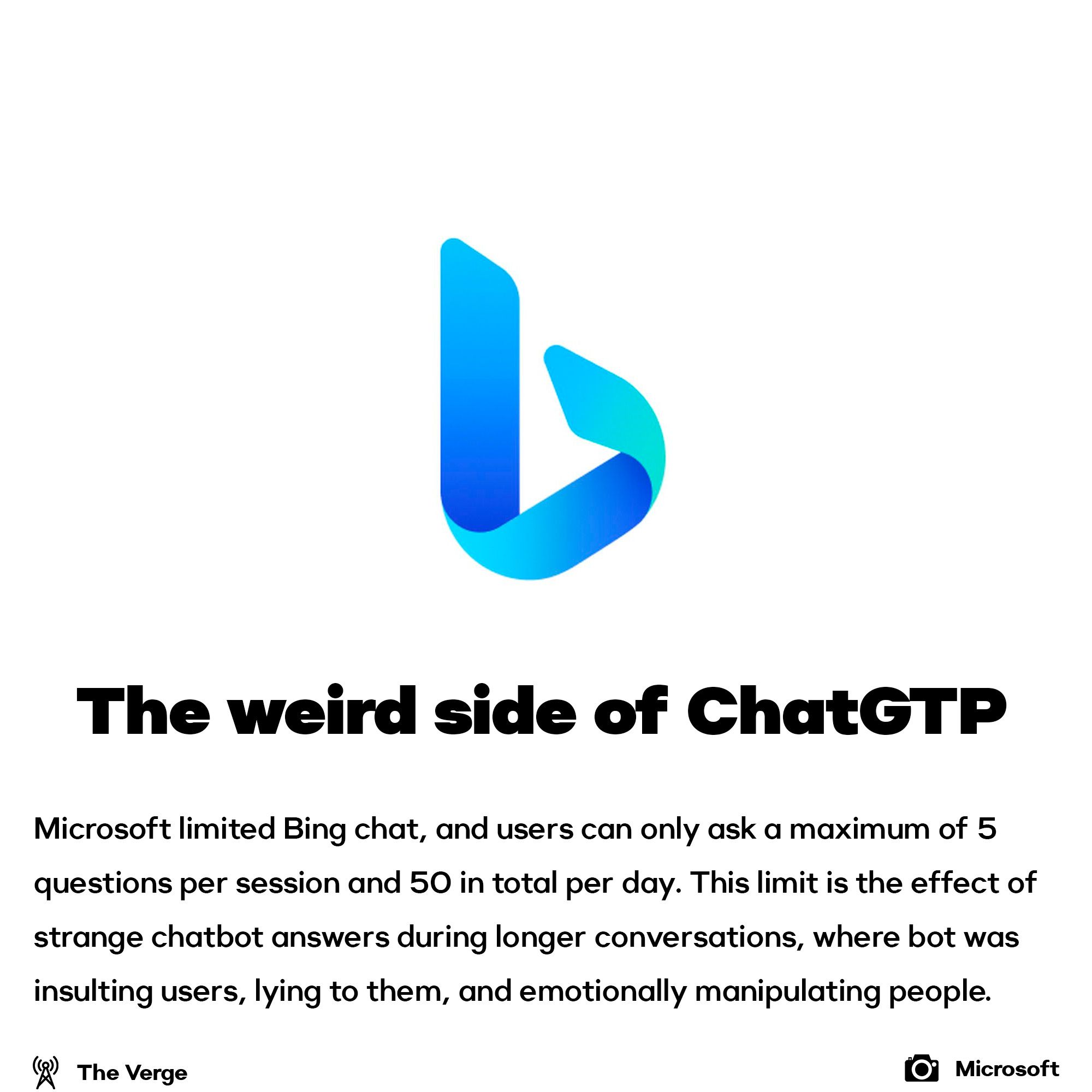 The weird side of the Bing ChatGTP