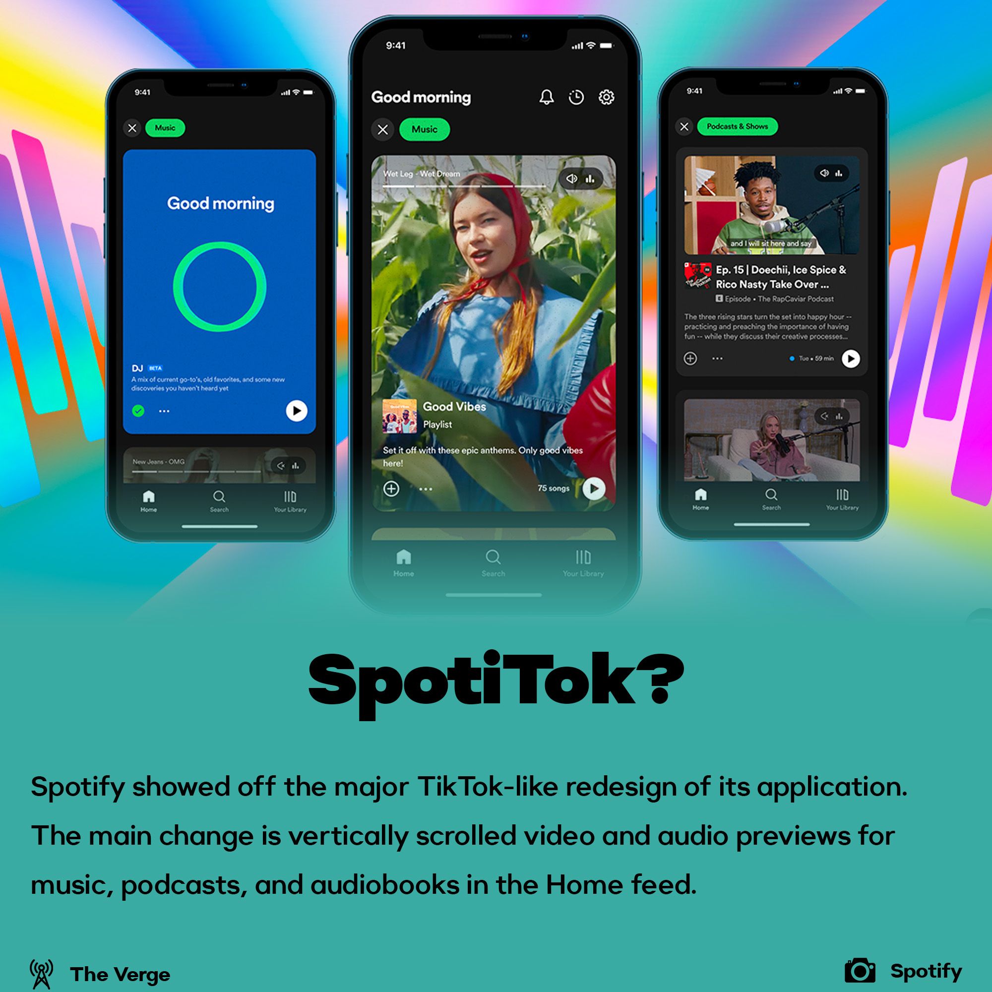 Spotify redesign