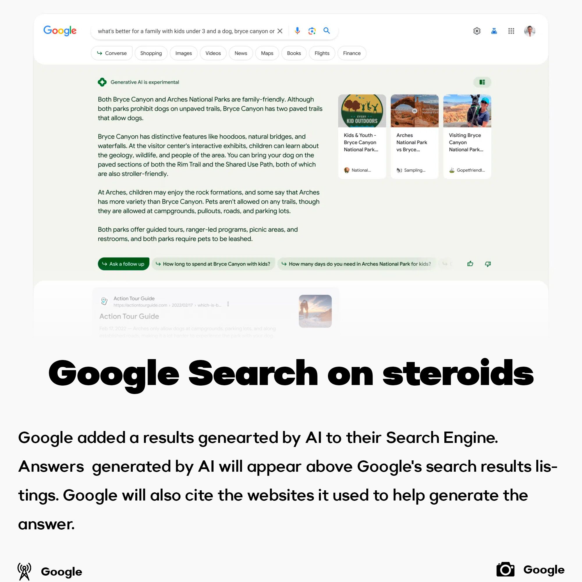 Google Search on Steroids