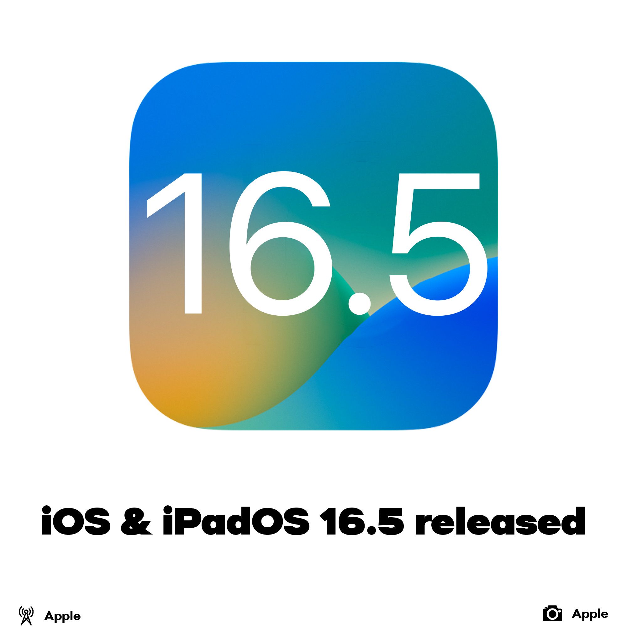 iOS 16.5 released