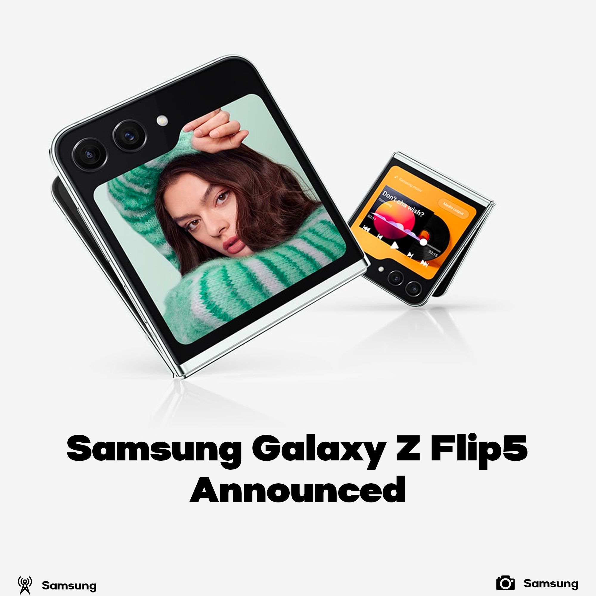 Samsung Galaxy Z Flip5 announced