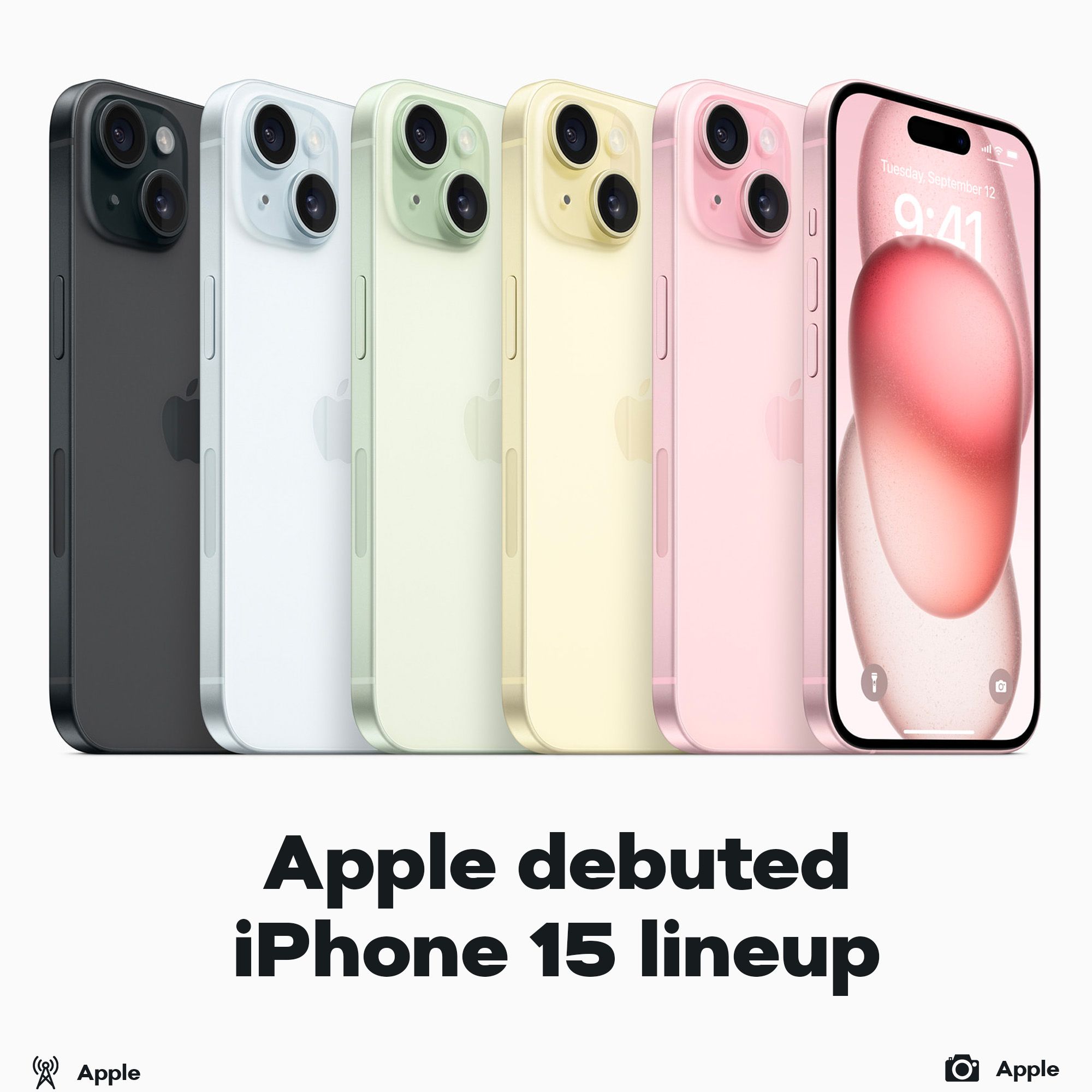 iPhone 15 debuted