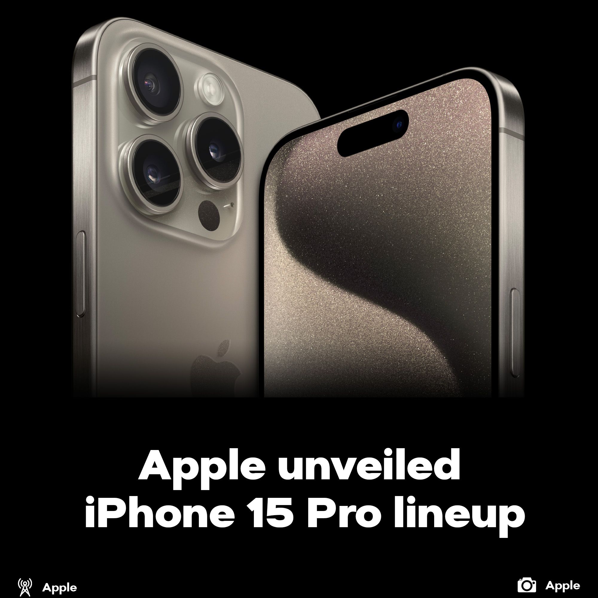 iPhone 15 Pro unveiled