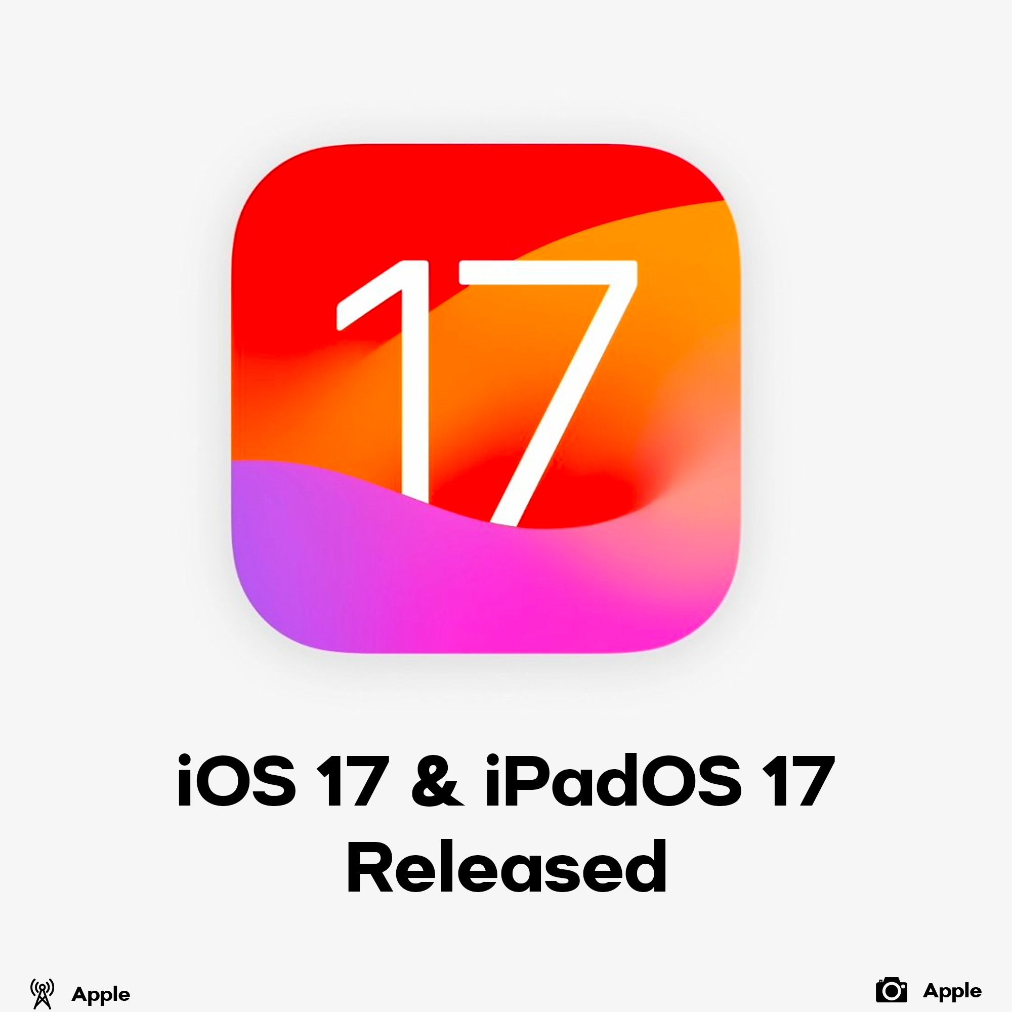 iOS 17 released