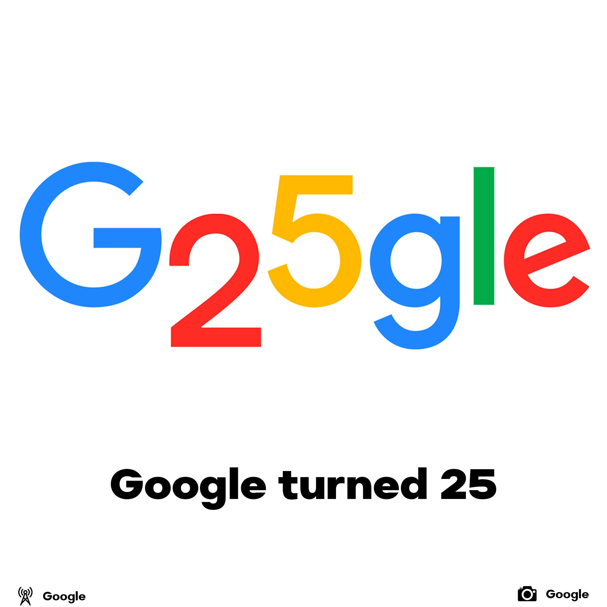 Google 25 years old