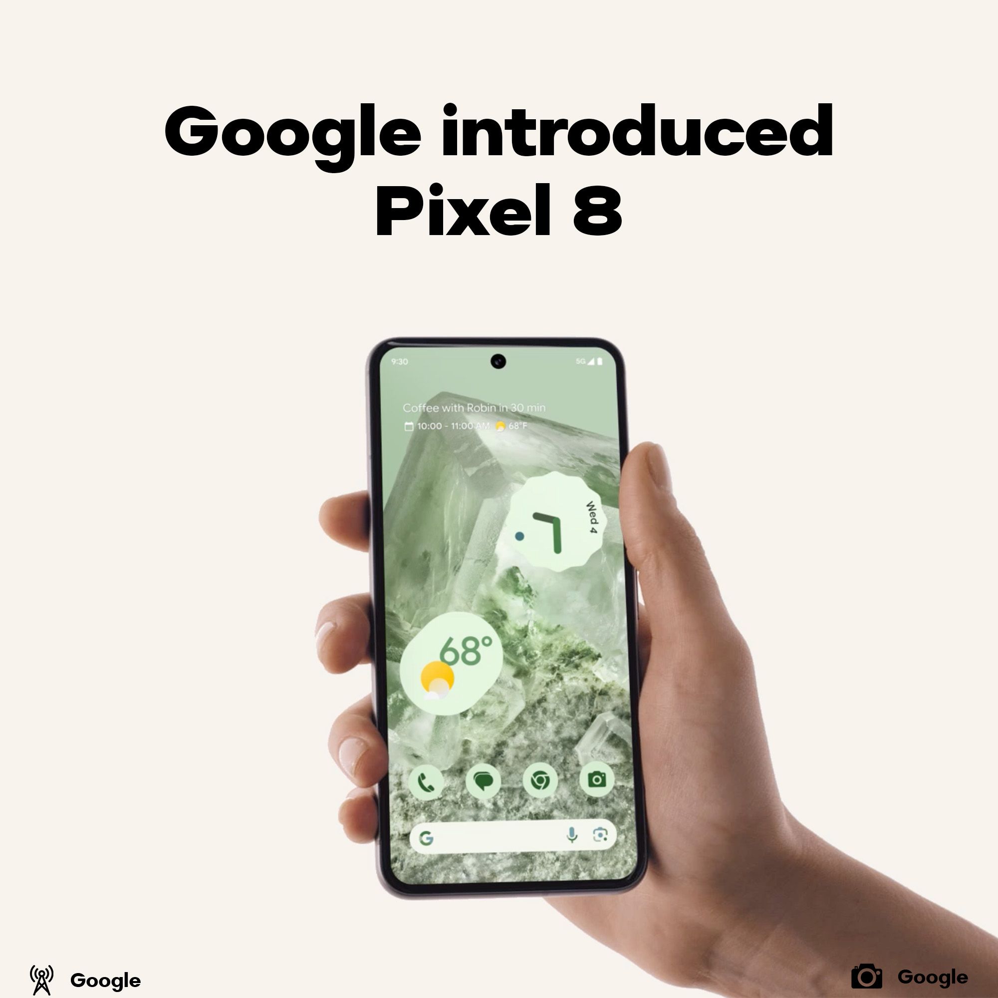 Pixel 8 introduced