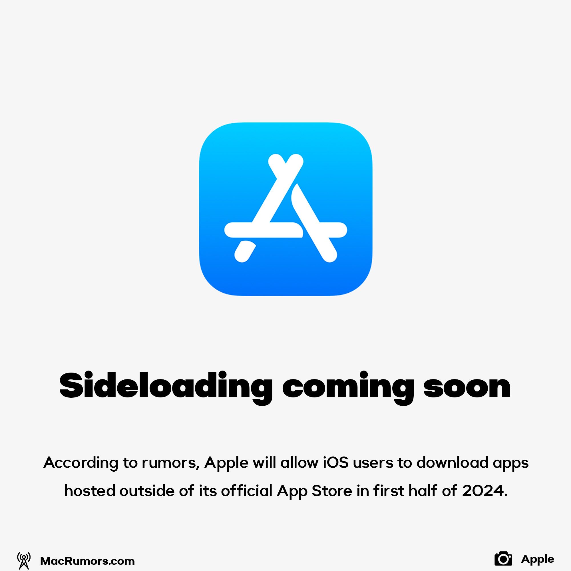 Sideloading coming soon to iOS