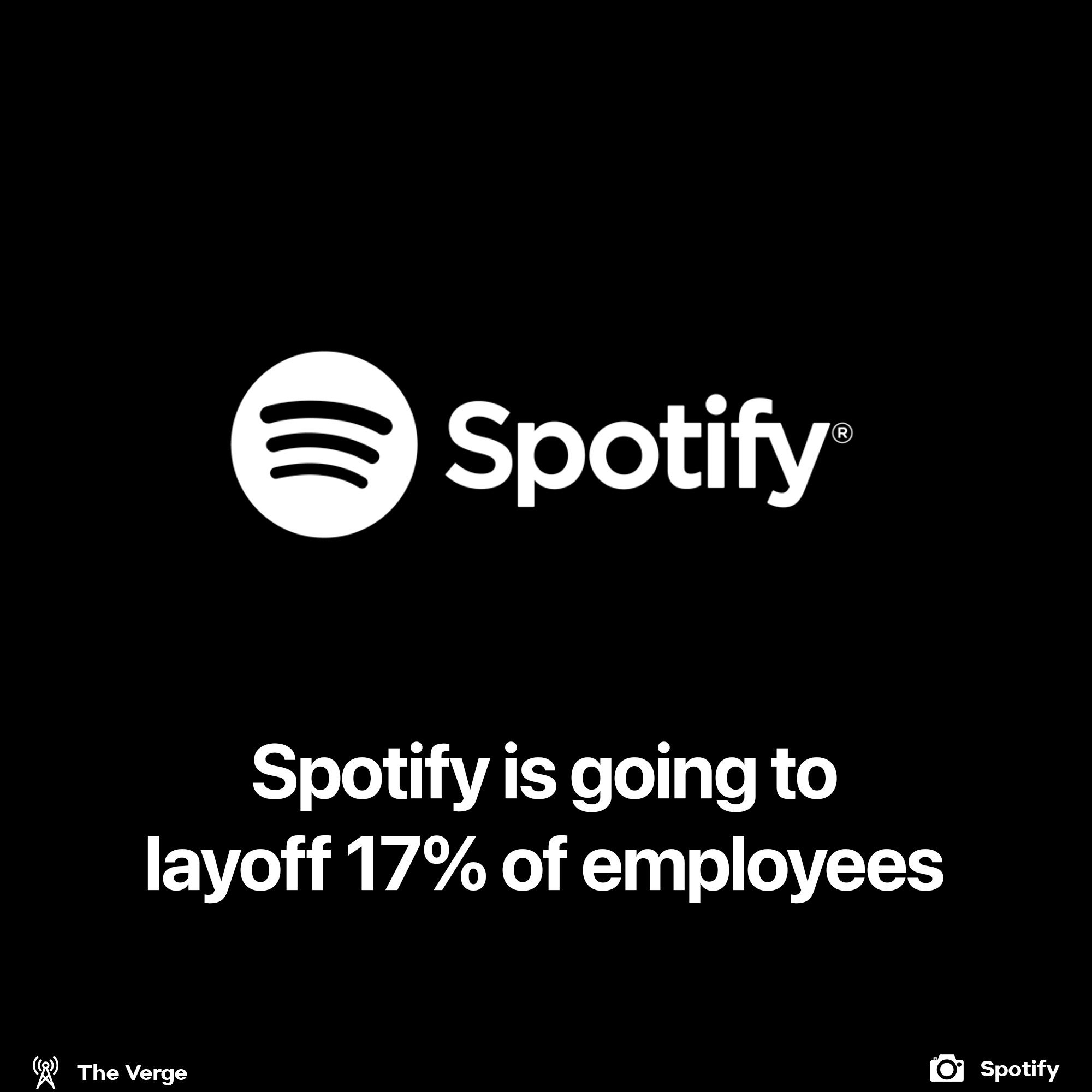 Spotify layoffs 17% of staff