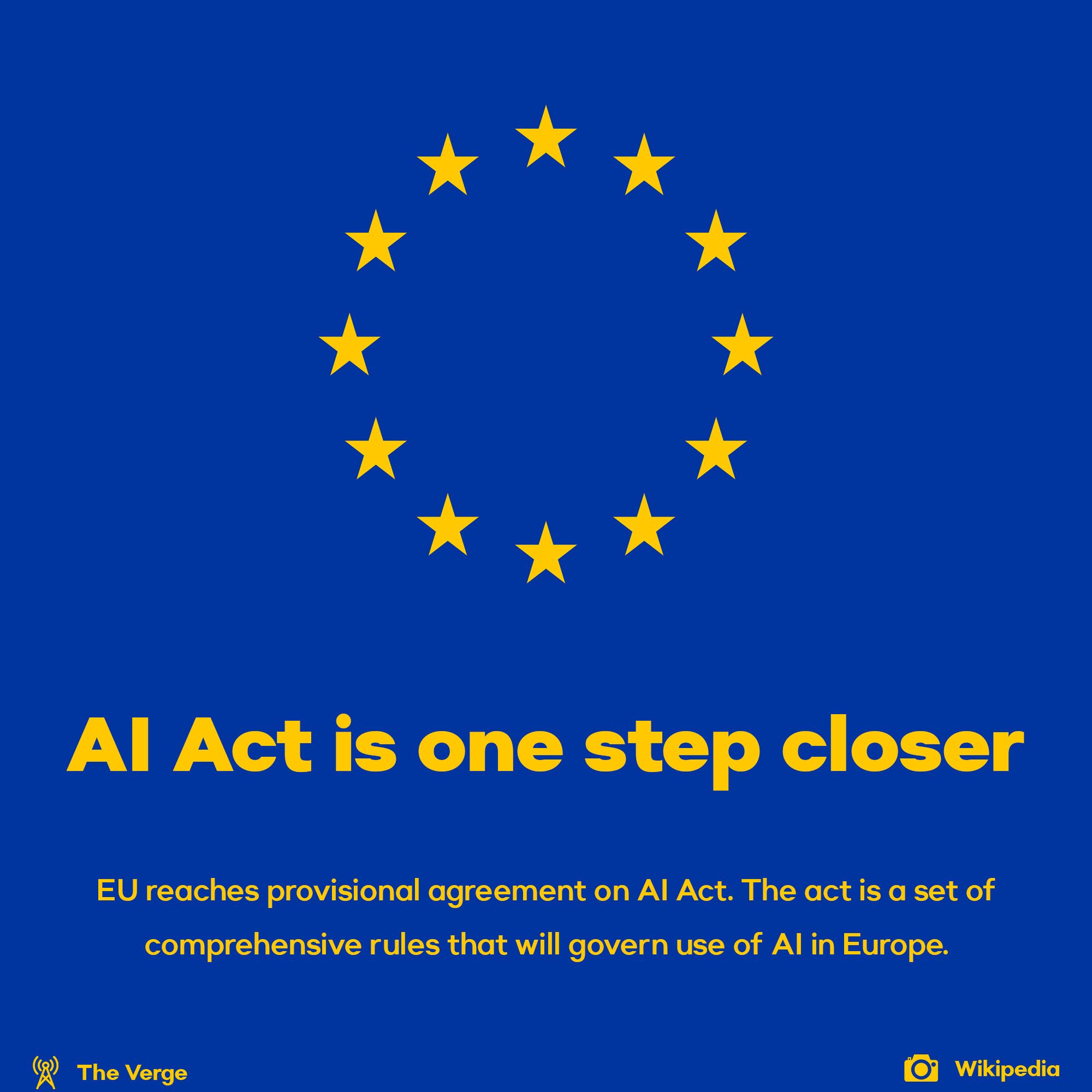AI Act is one step closer