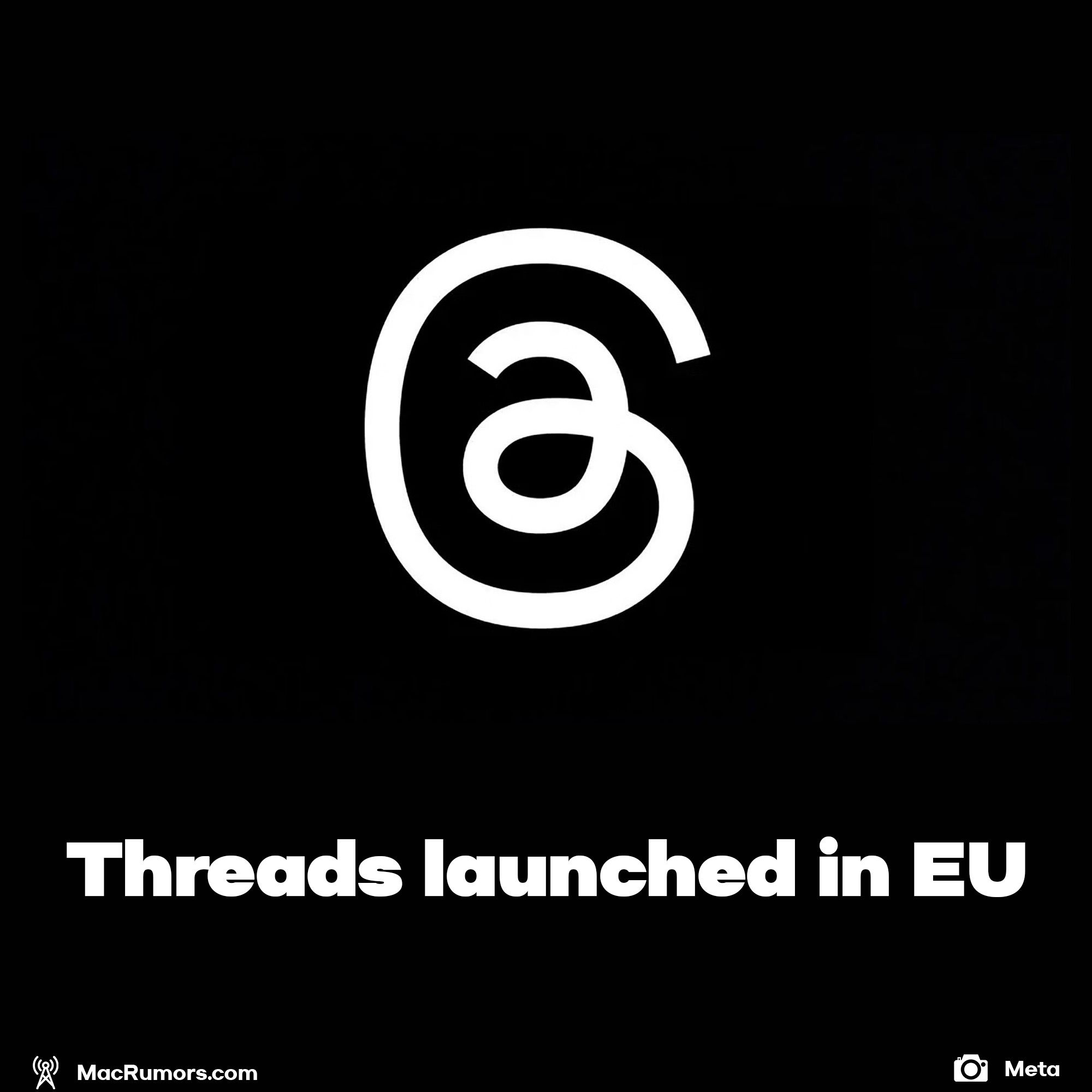Threads launched in EU