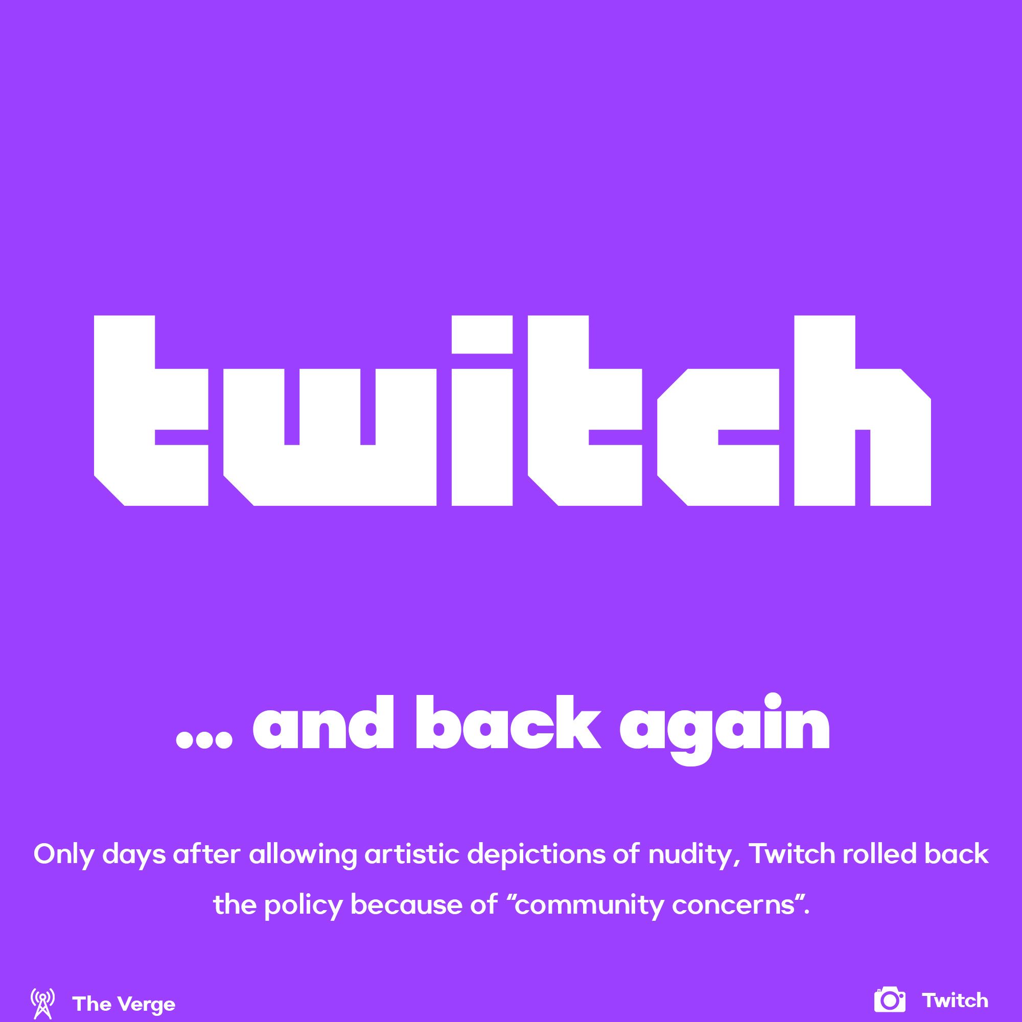 Twitch is reverting NSFW rules