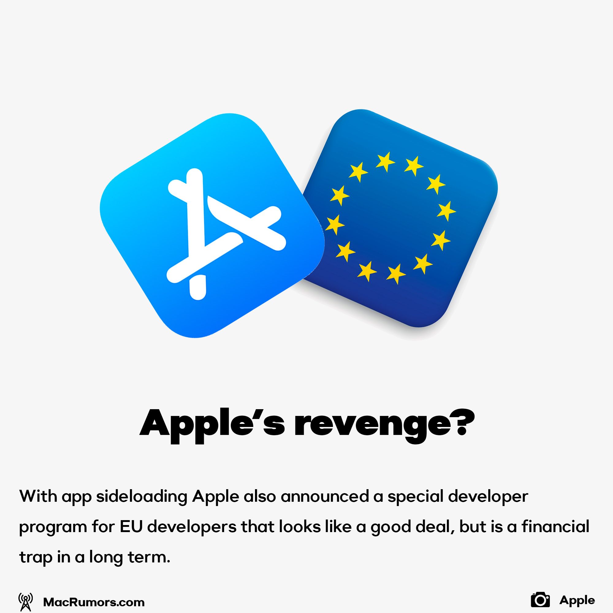 Apple announced a special developer program in EU