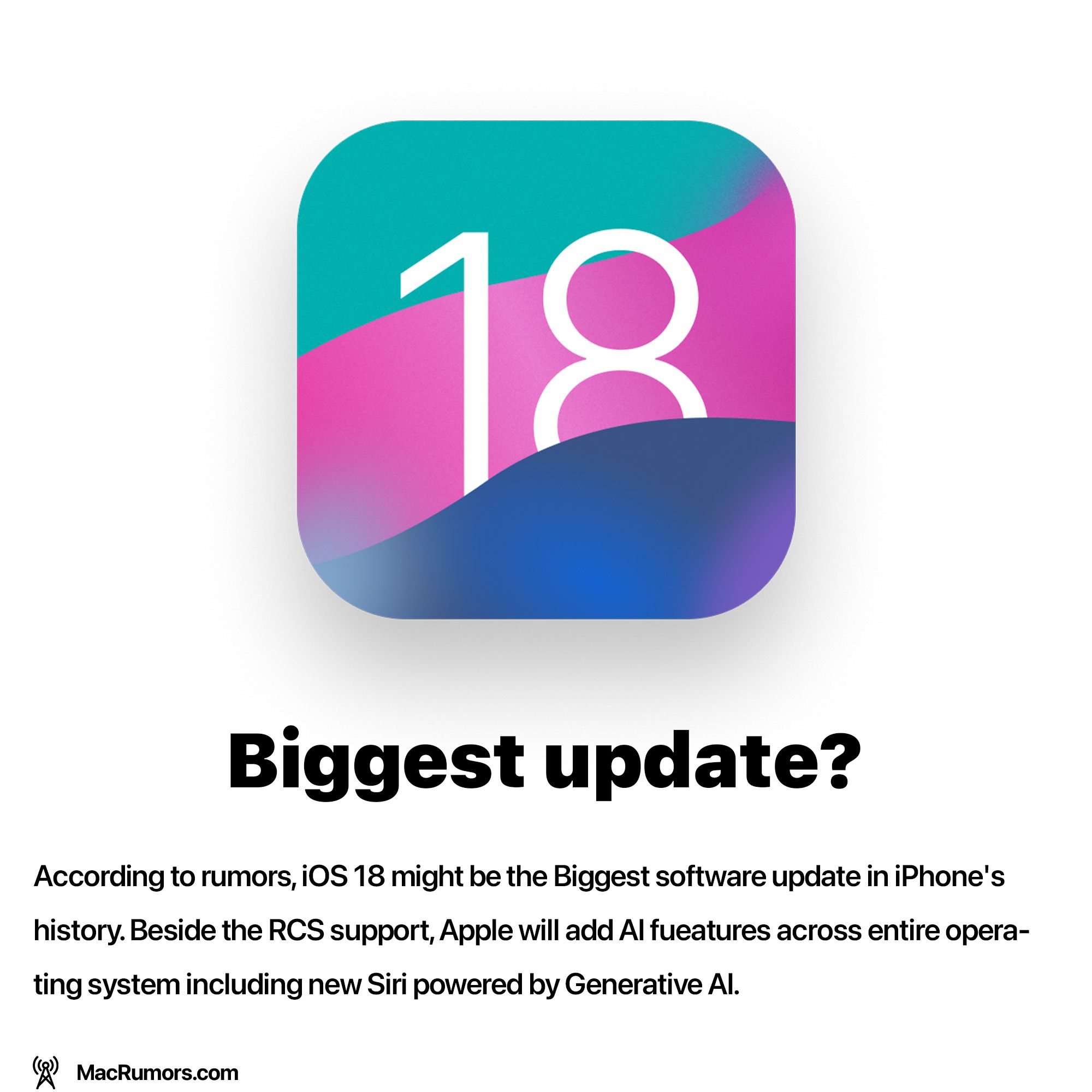 iOS 18 will be AI packed