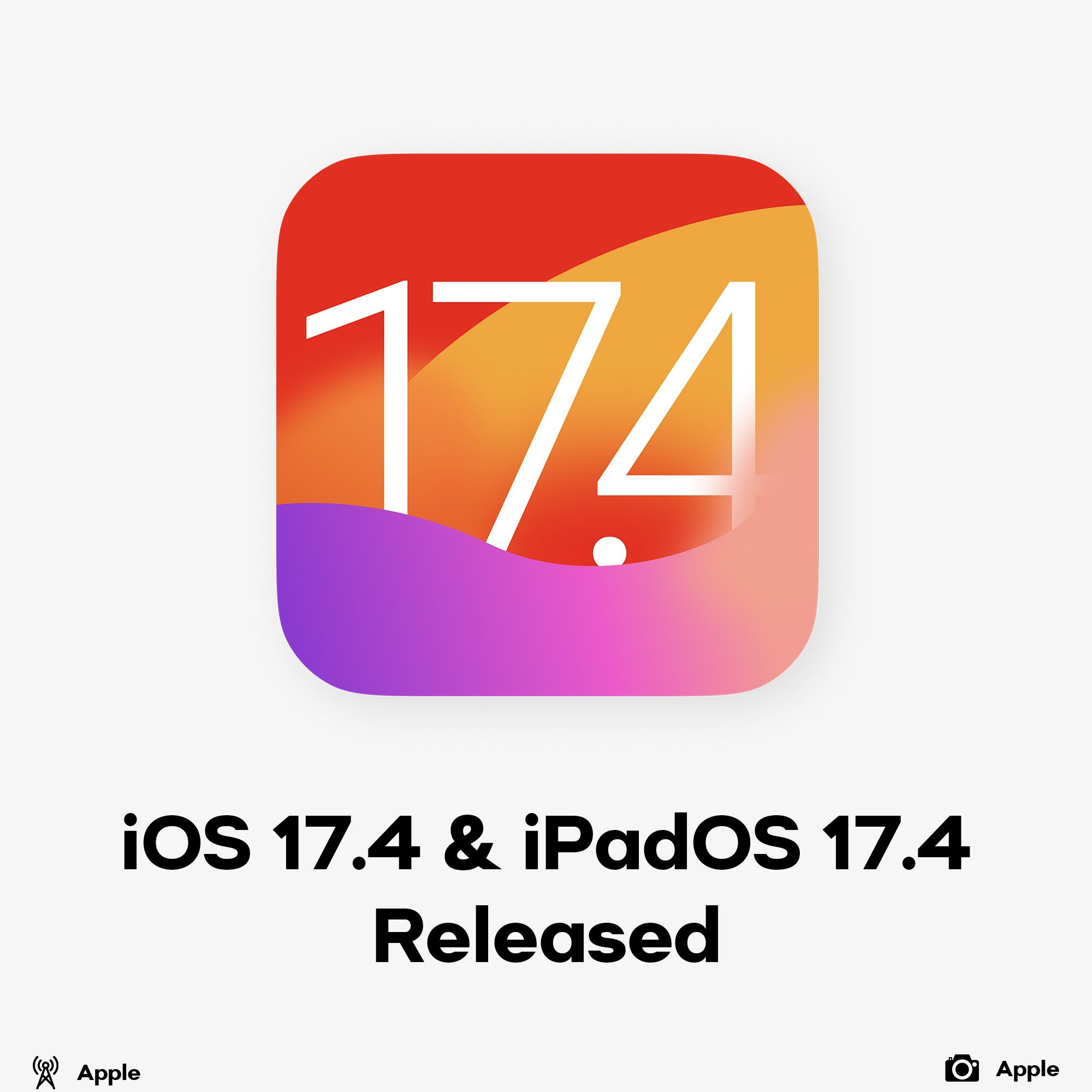 iOS 17.4 & iPadOS 17.4 released