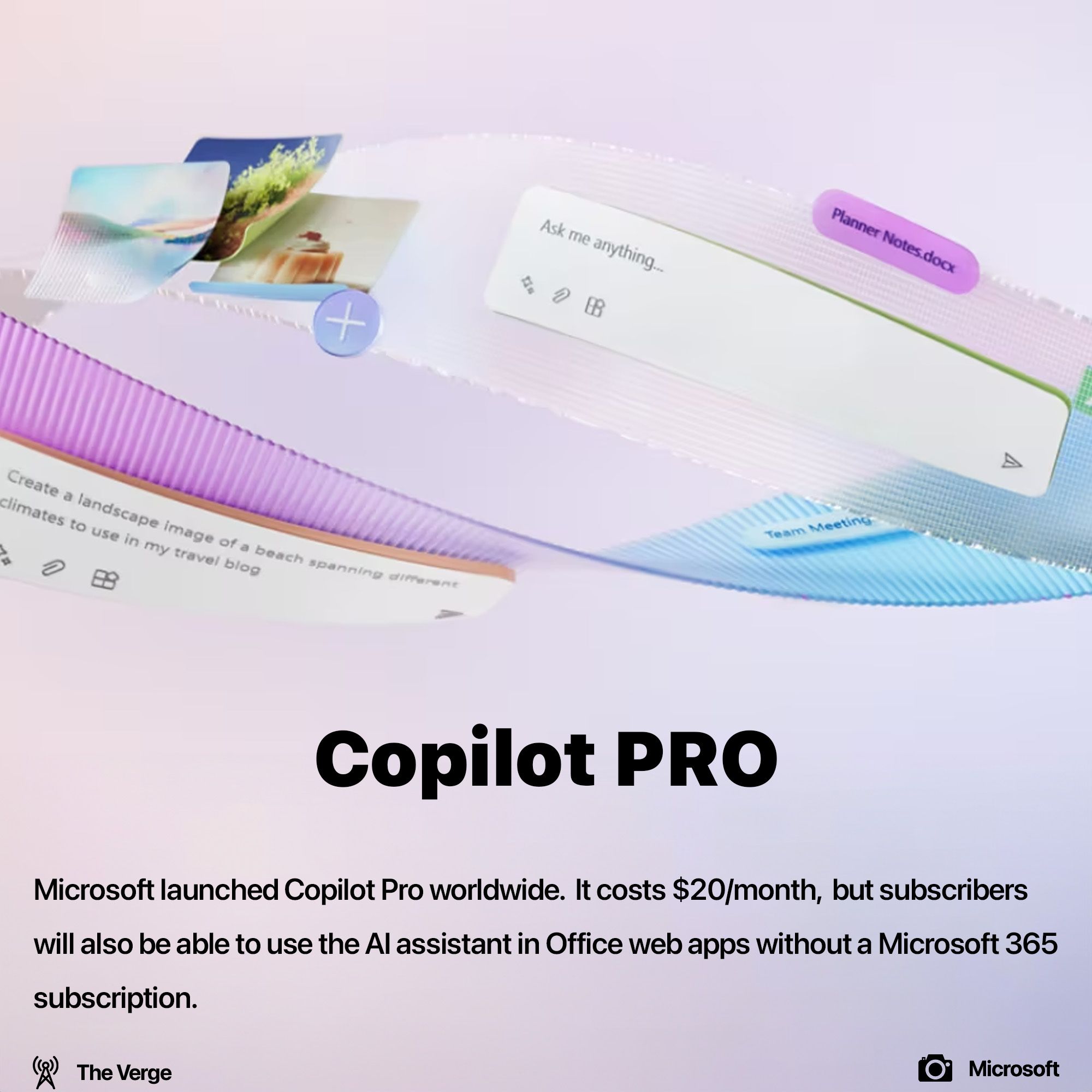 Microsoft launched Copilot PRO