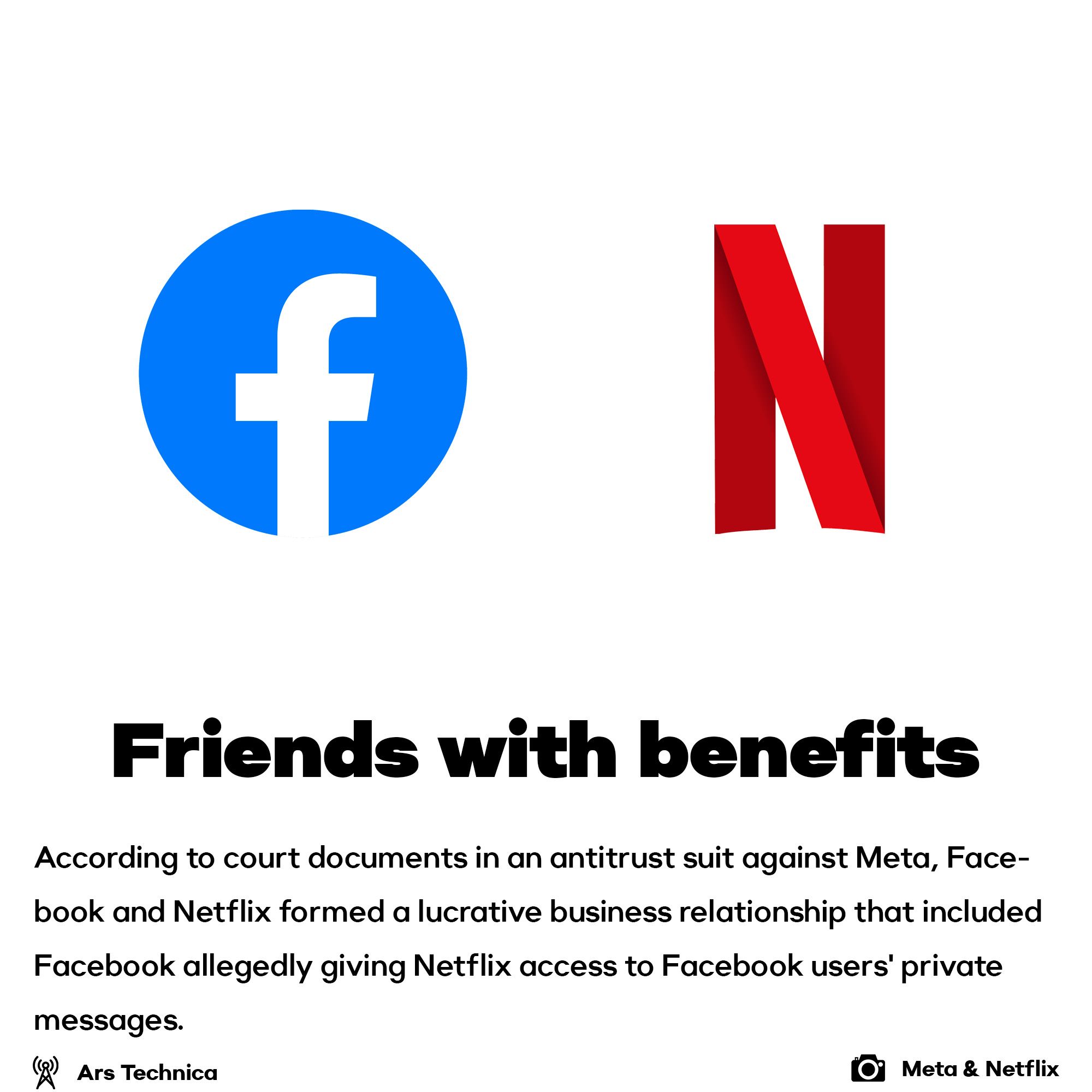 Facebook and Netflix had questionable cooperation 