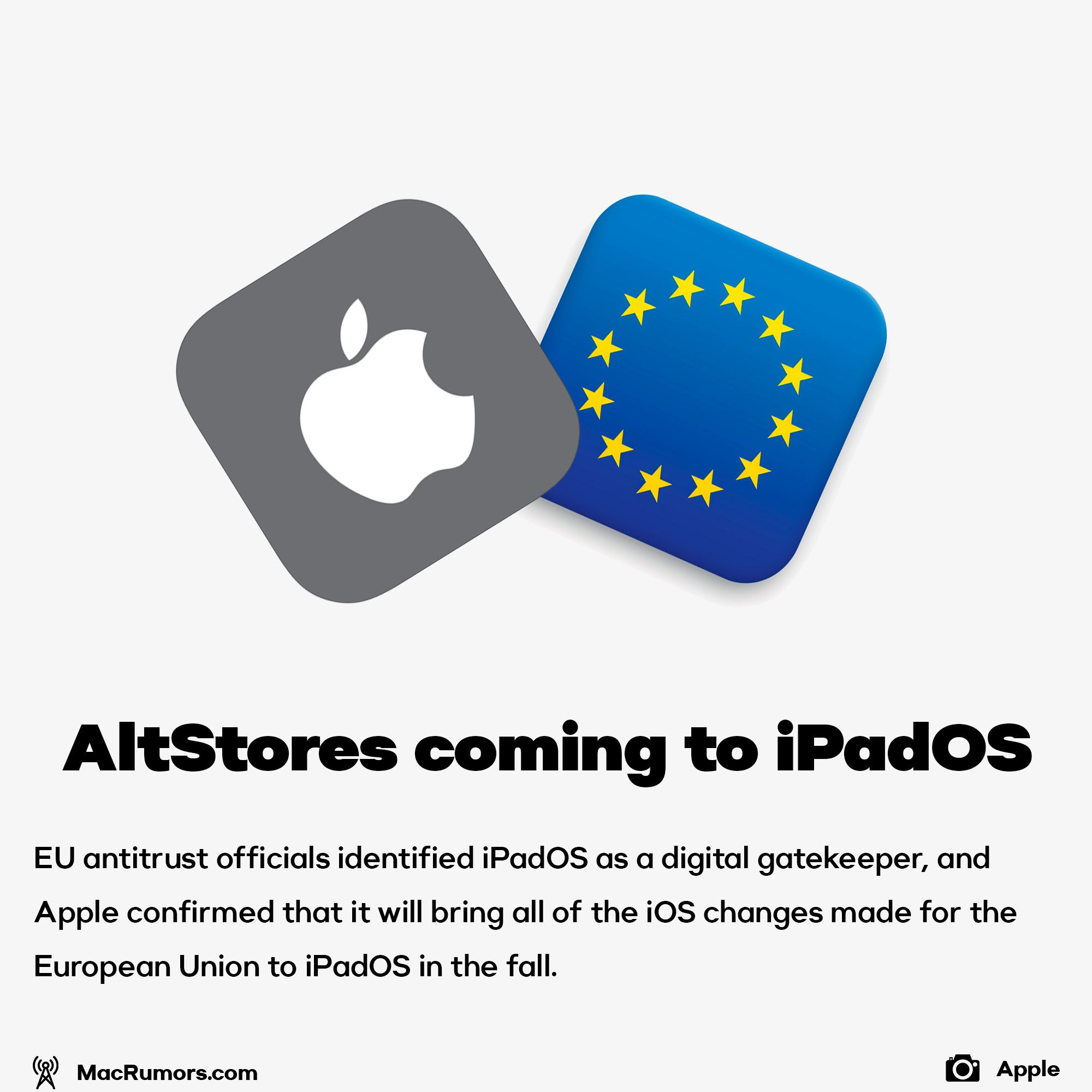 EU changes coming to iPadOS