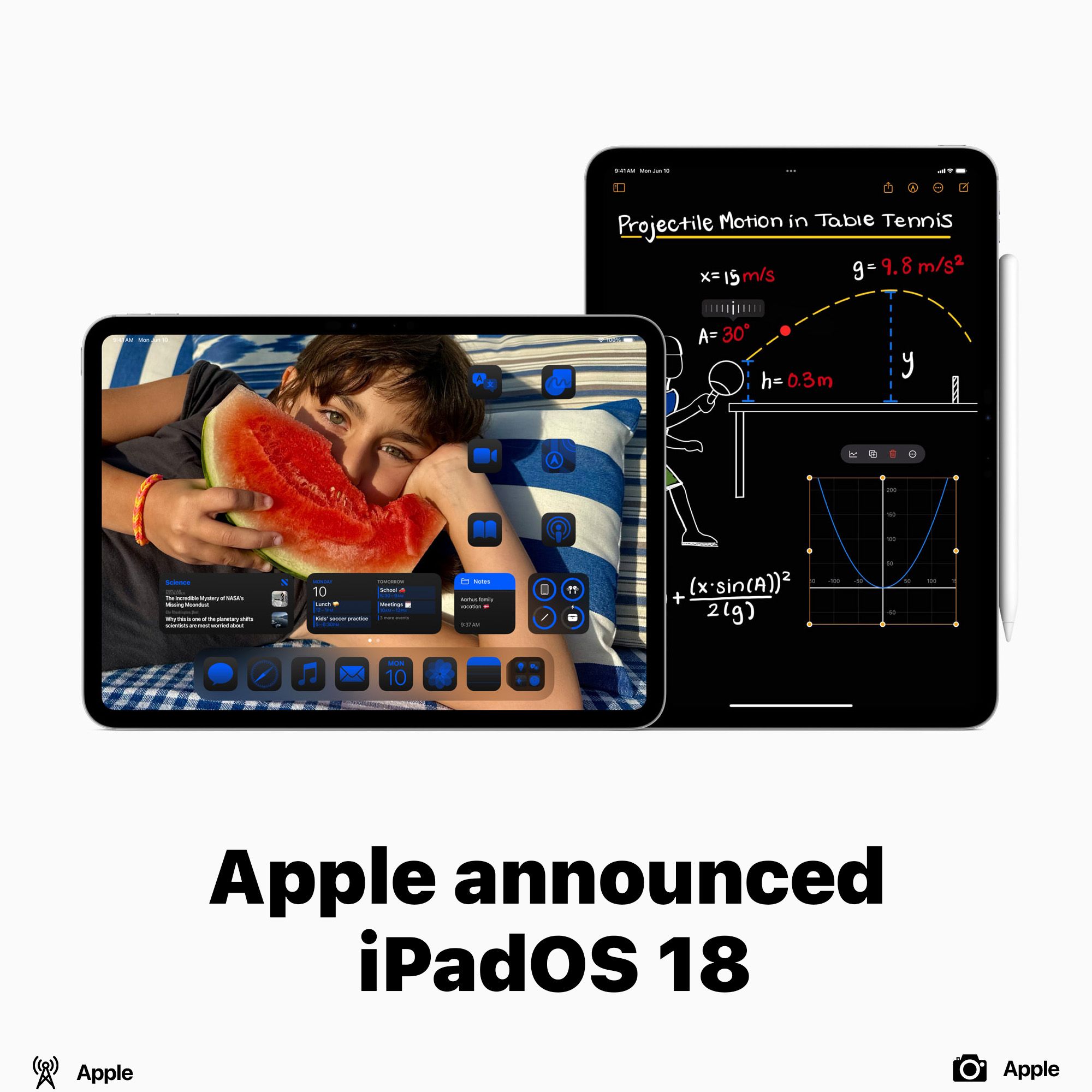 Apple announced iPadOS 18